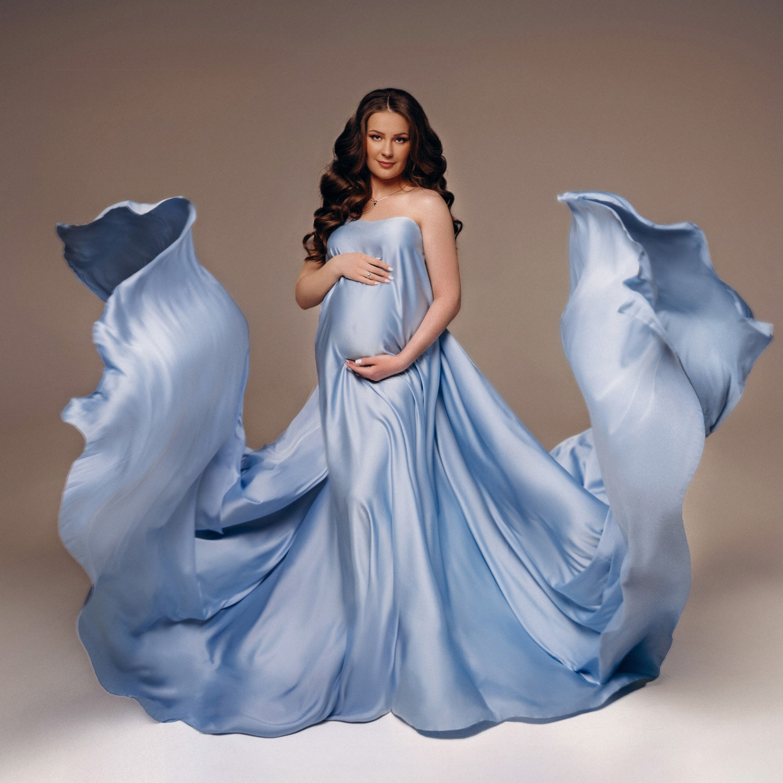 Фотосессия в тканях