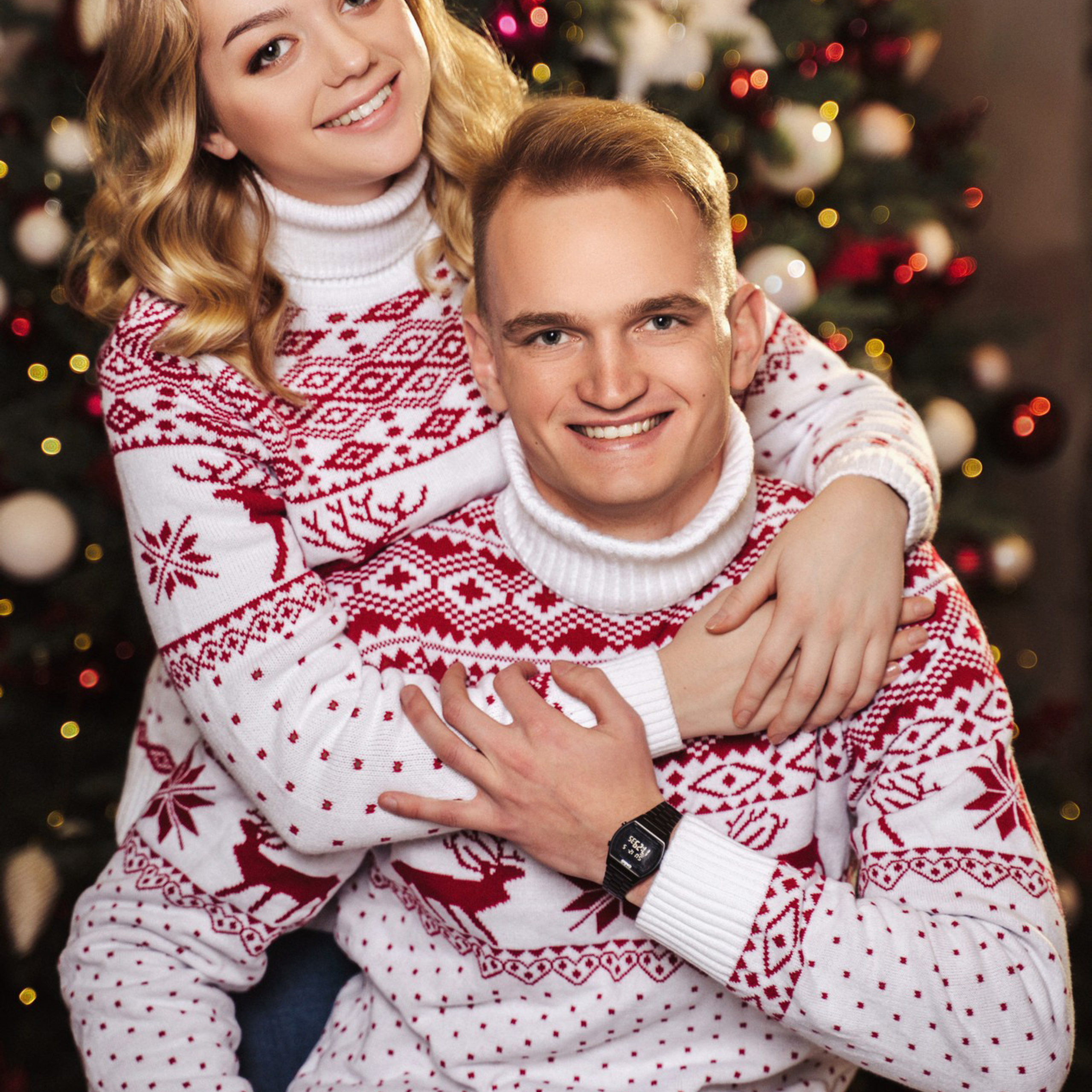 Новогодняя фотосессия для пары