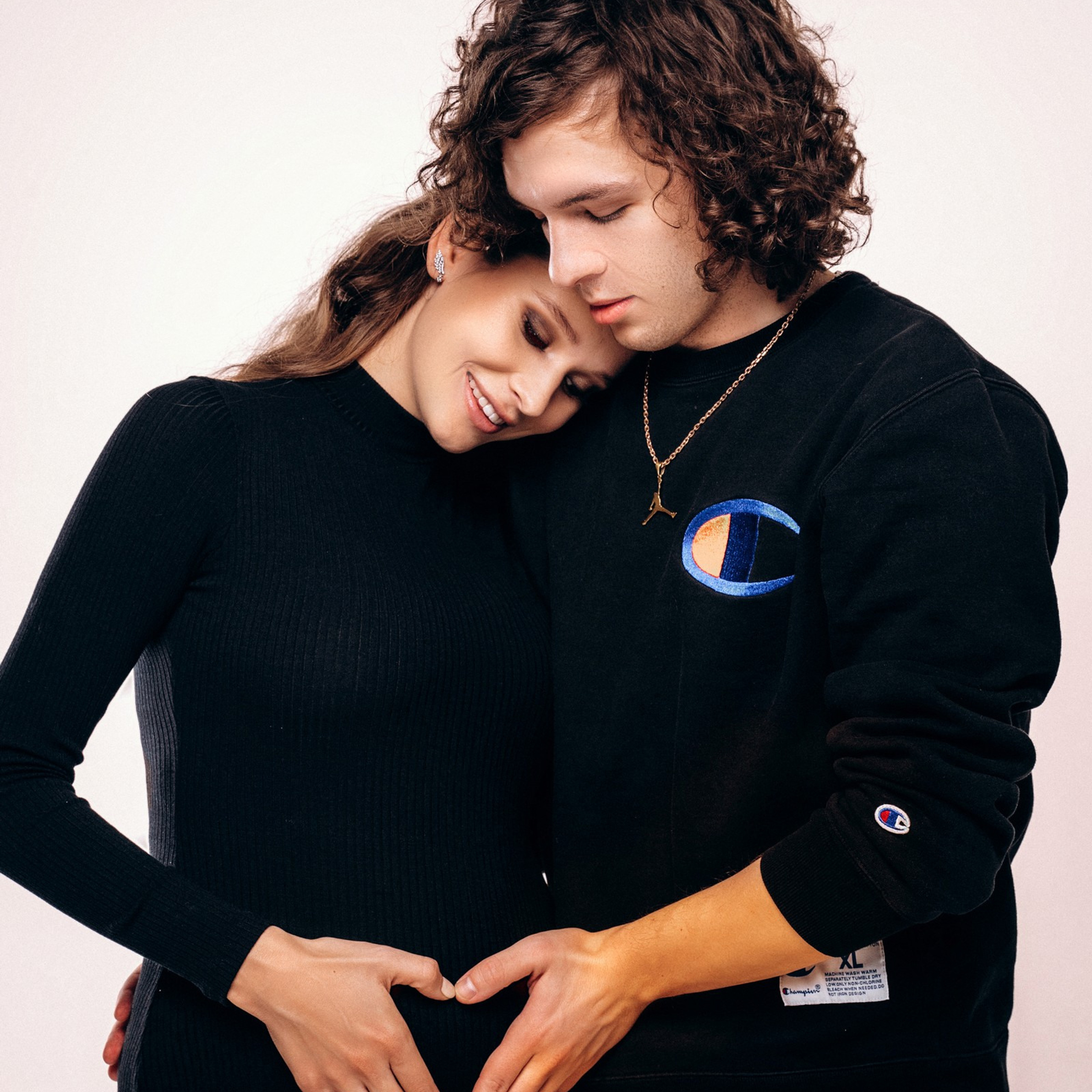 Беременная фотосессия с мужем