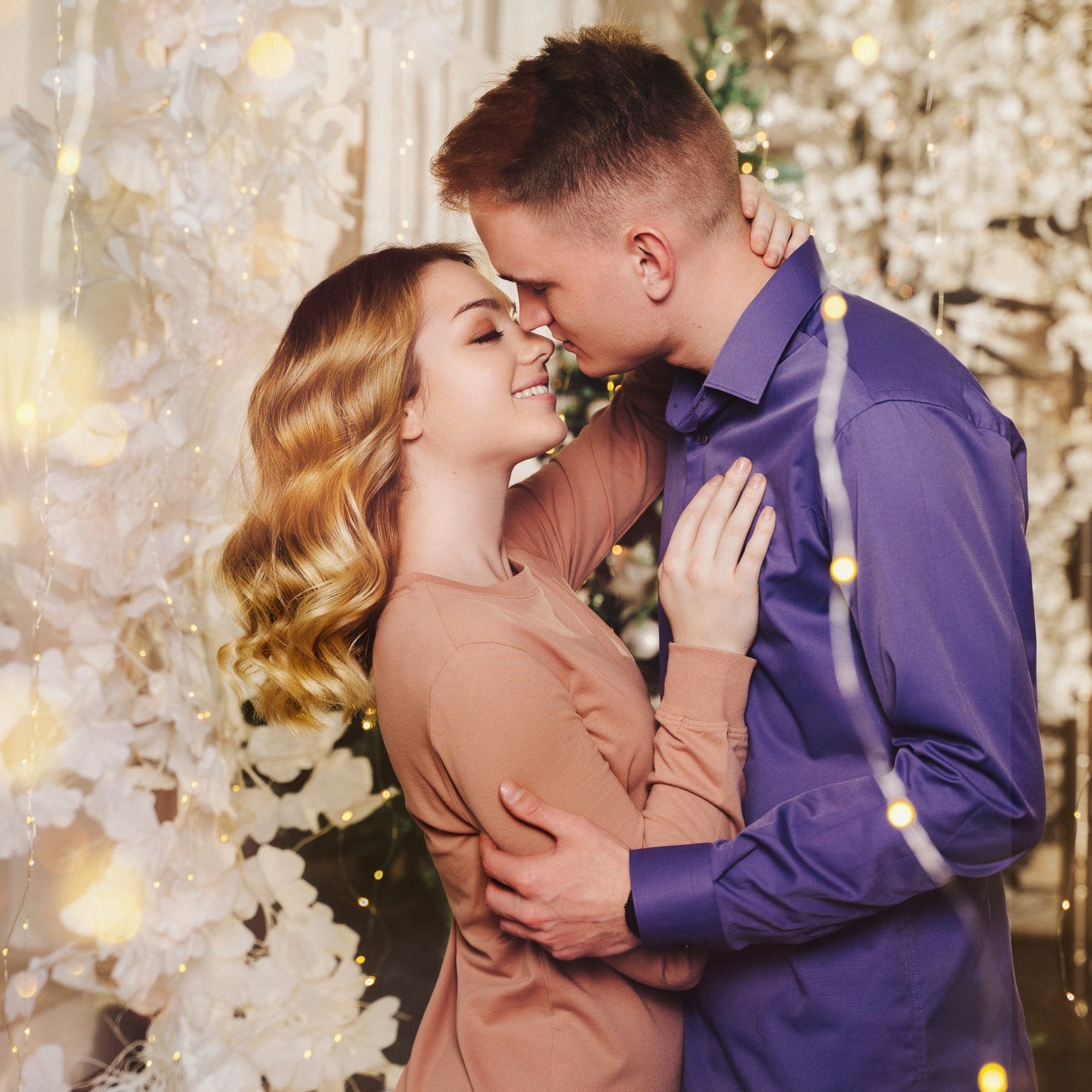 Новогодняя фотосессия для пары