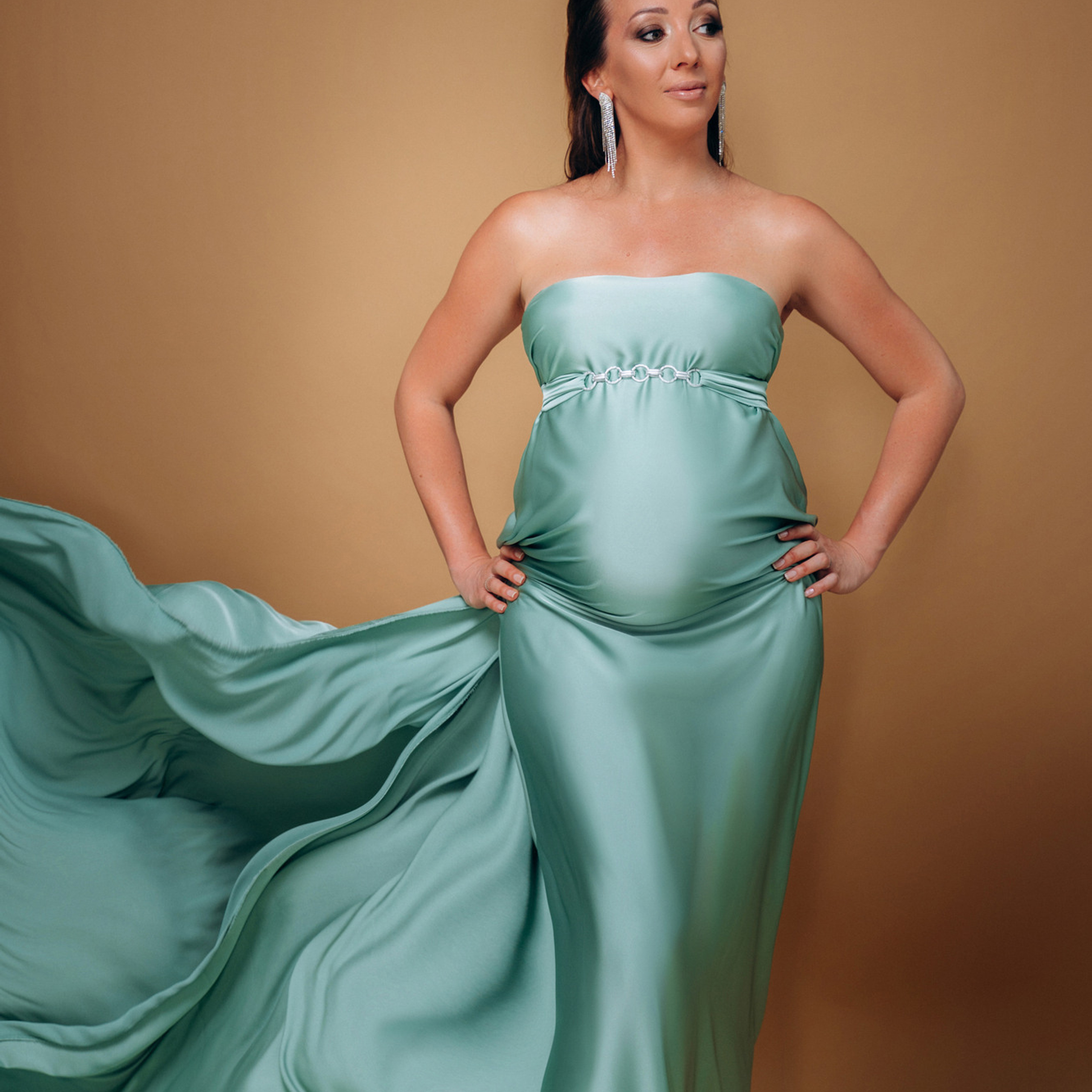 Крутая фотосессия беременной