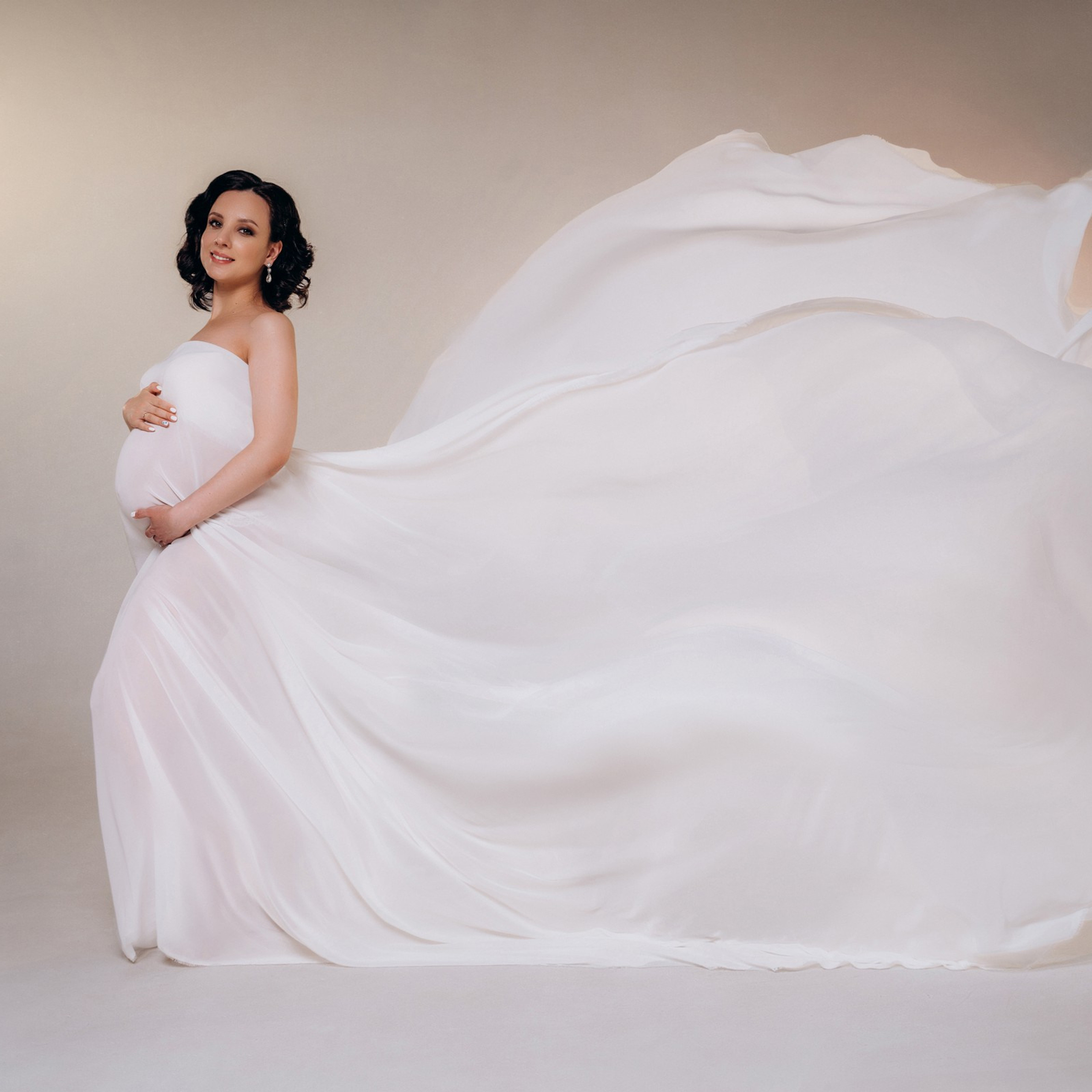 Фотосессия беременной в стиле Vogue