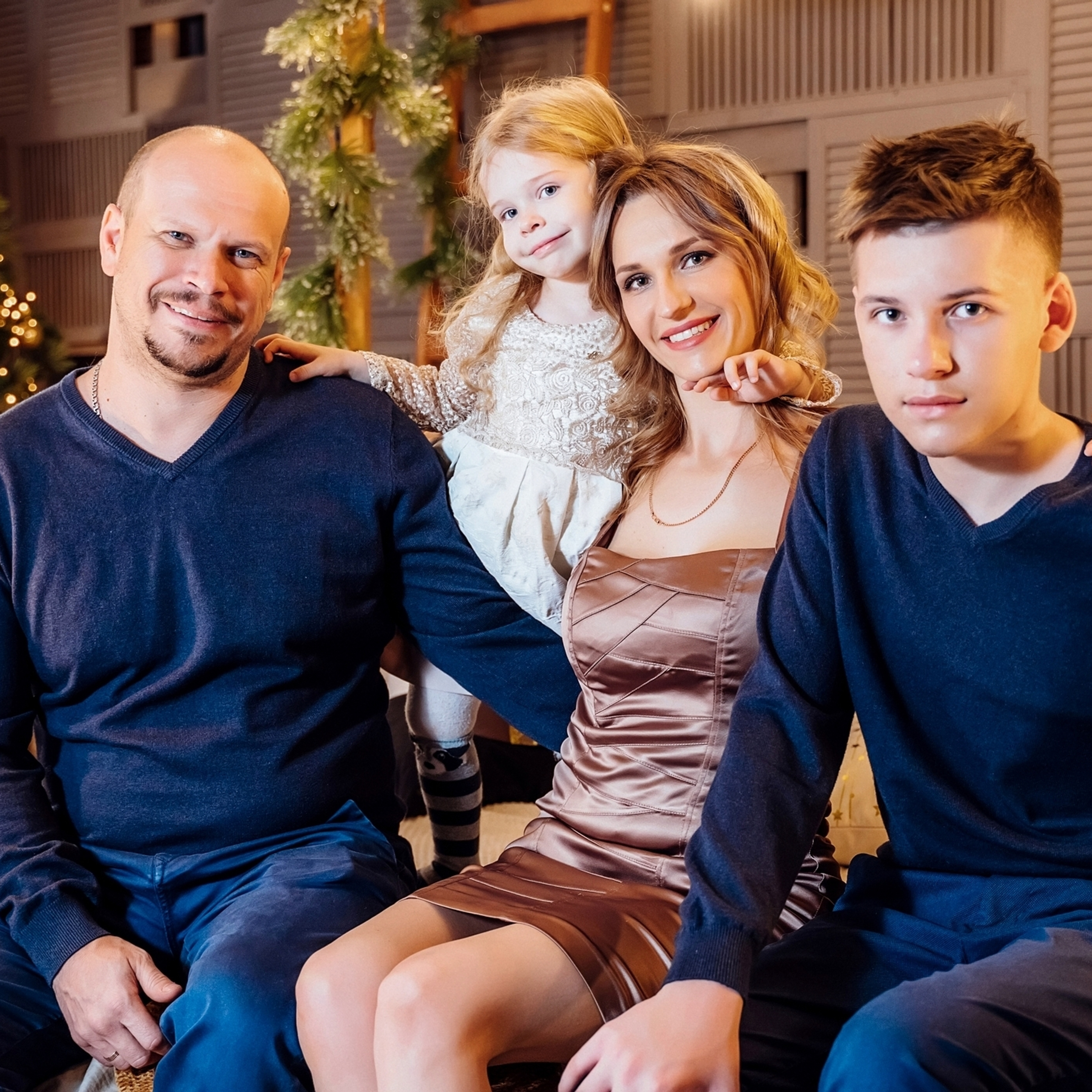 Семейная фотосессия — Андрей и Лидия с детьми