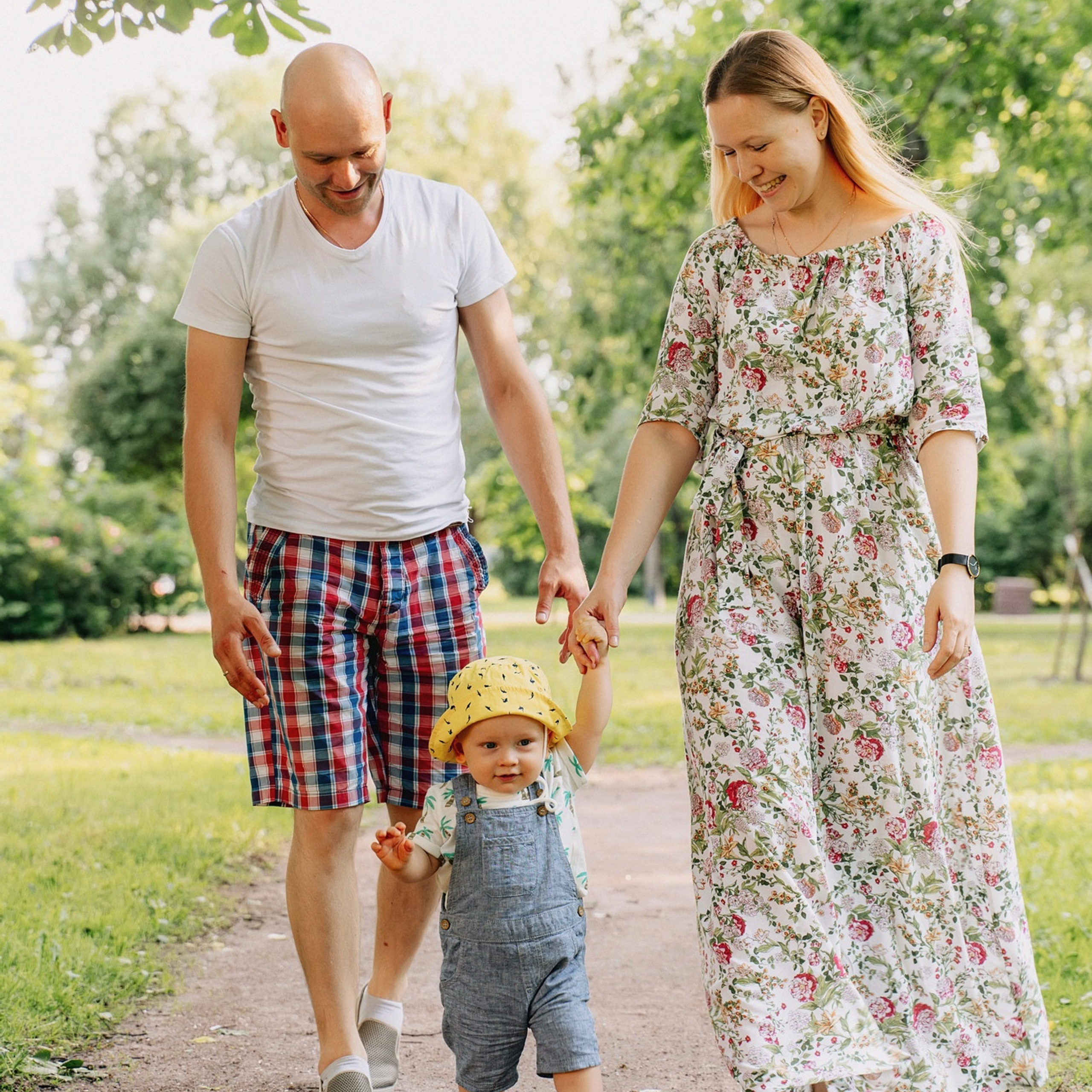 Семейная фотосессия в парке спб