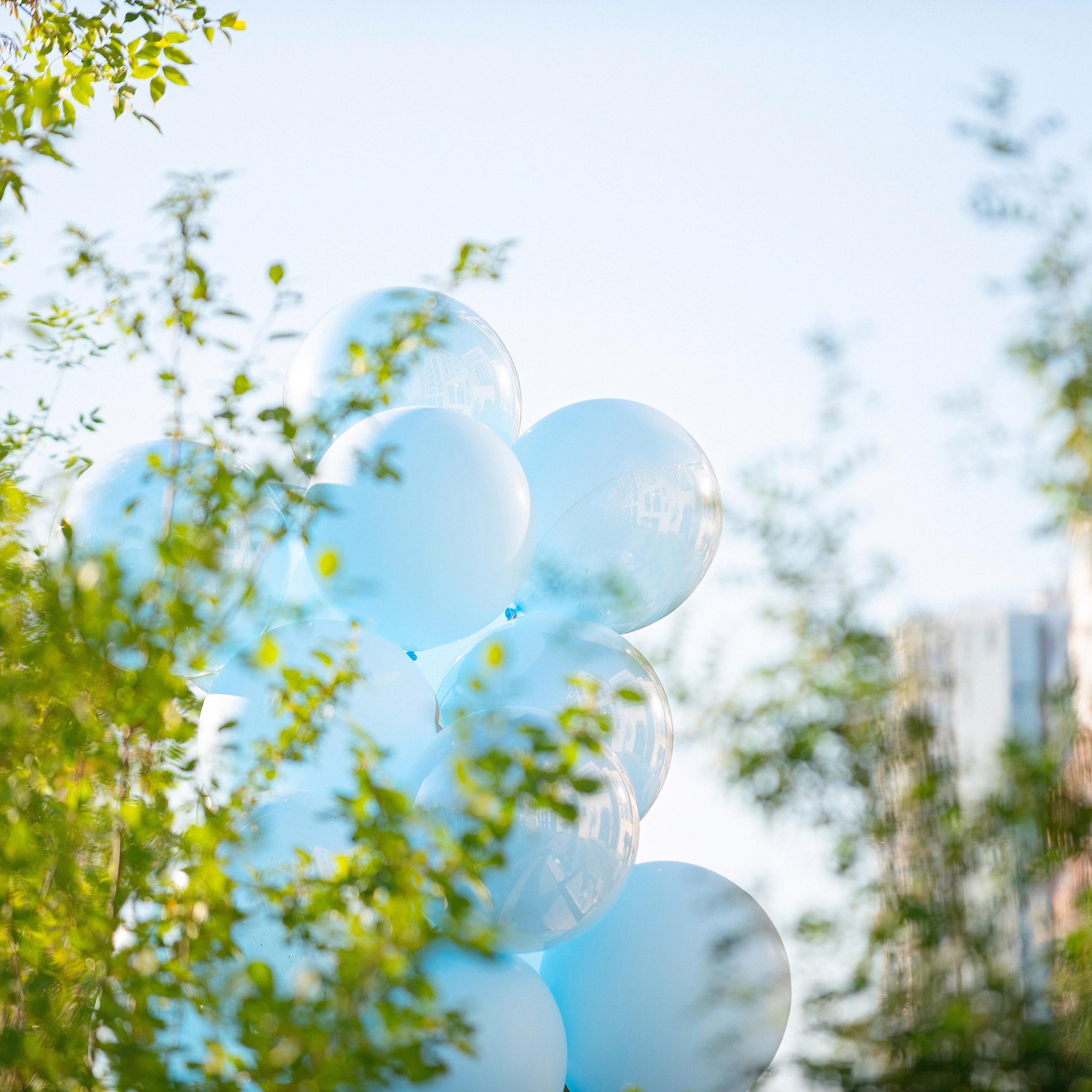 Съёмка с шарами-гигантами от ШарЛэнд