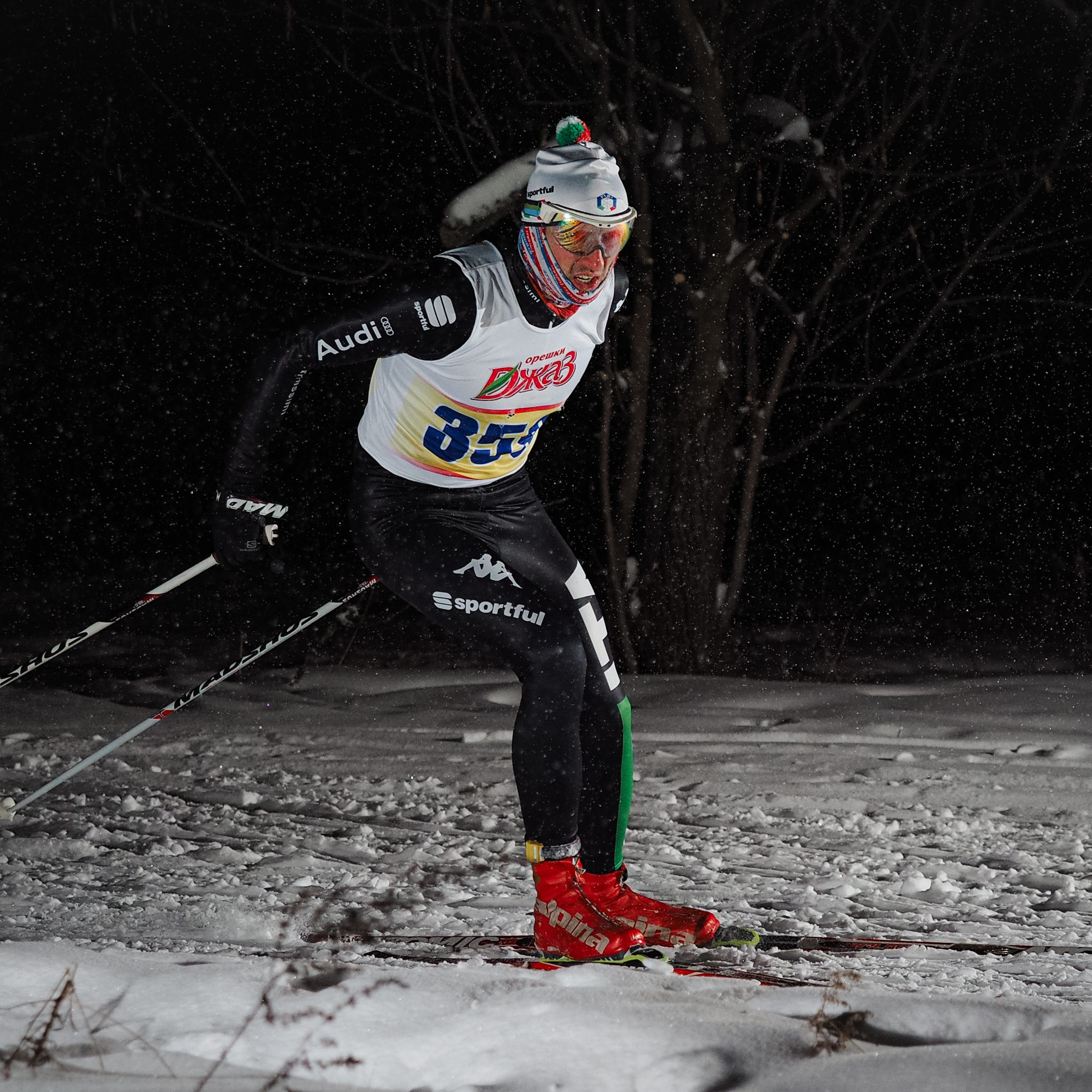 SkiGromNight15k. Спортивный и репортажный фотограф Иван Счетчиков
