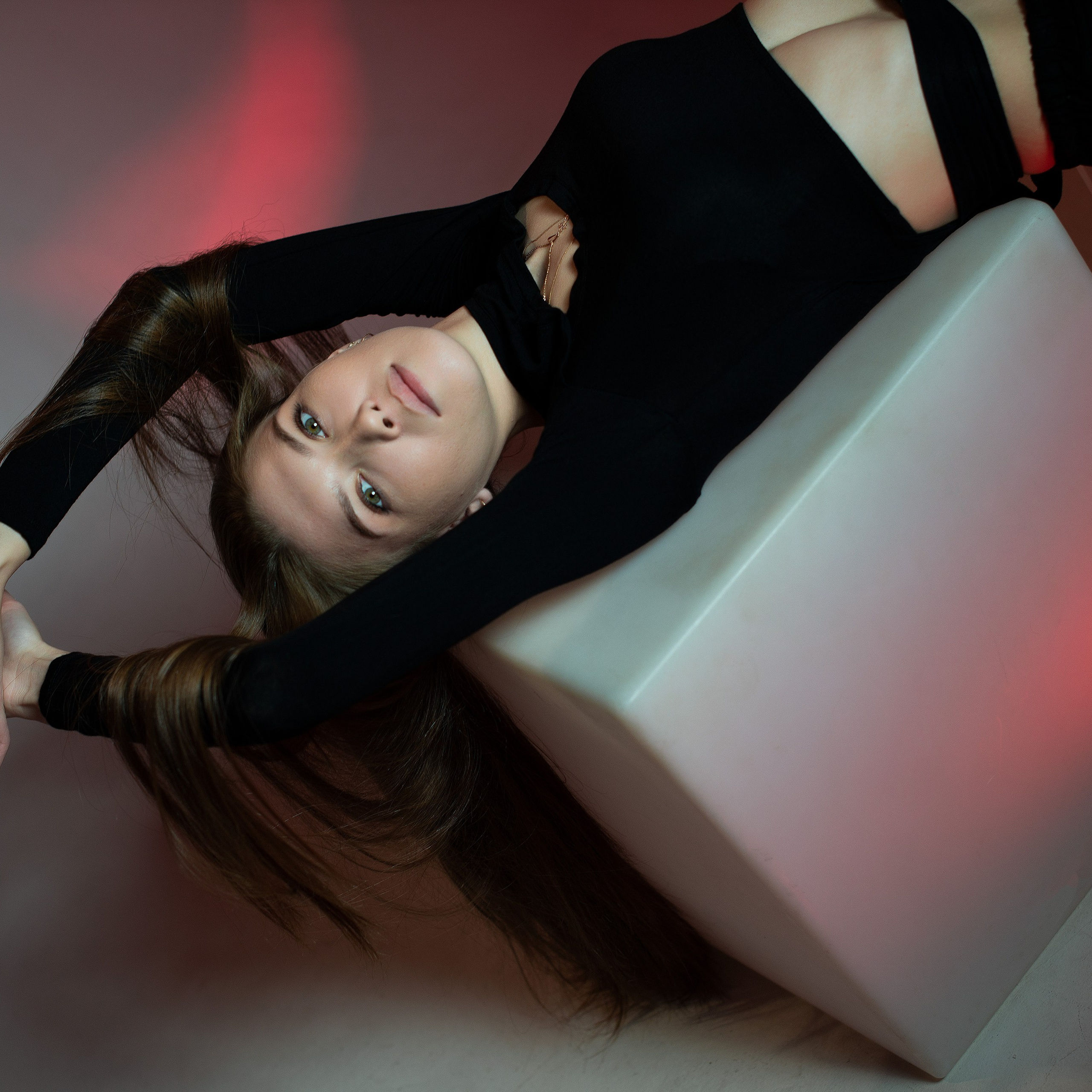 Ксения в фотостудии Black & White