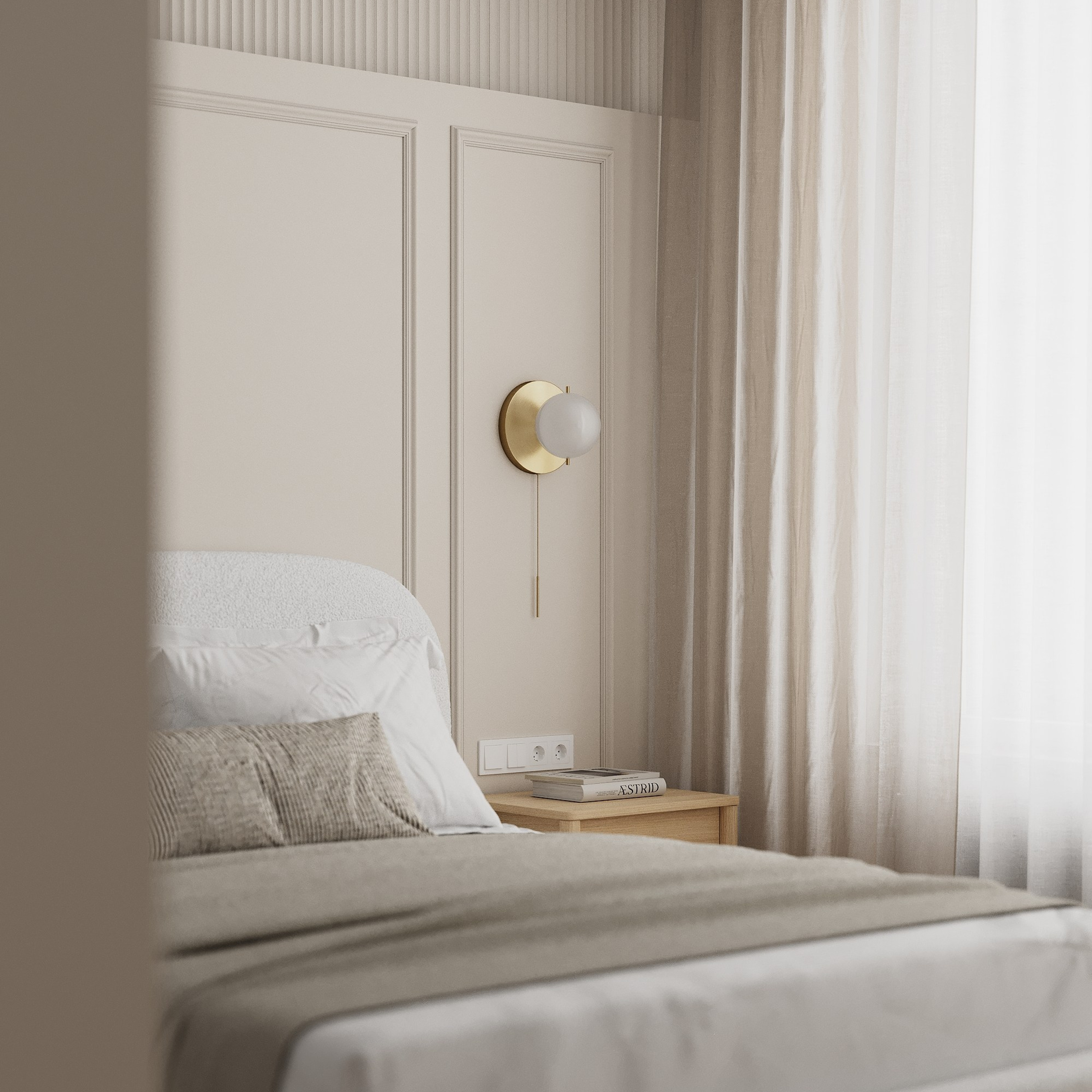 Квартира в бежевых тонах