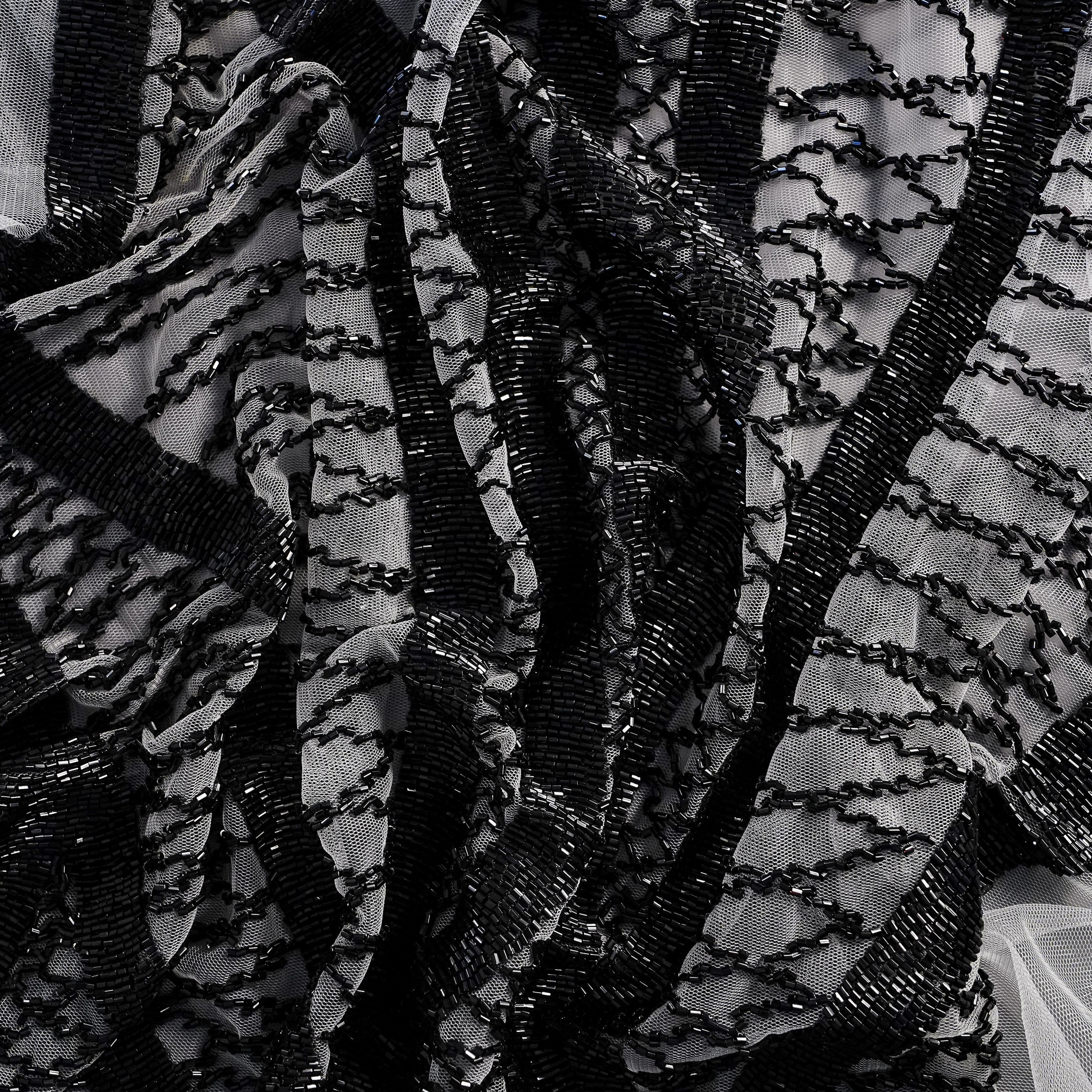 ZUHAIR MURAD - LEBANON - TAPM199 - КУПОН - ЧЕРНЫЙ - S/M - 90000