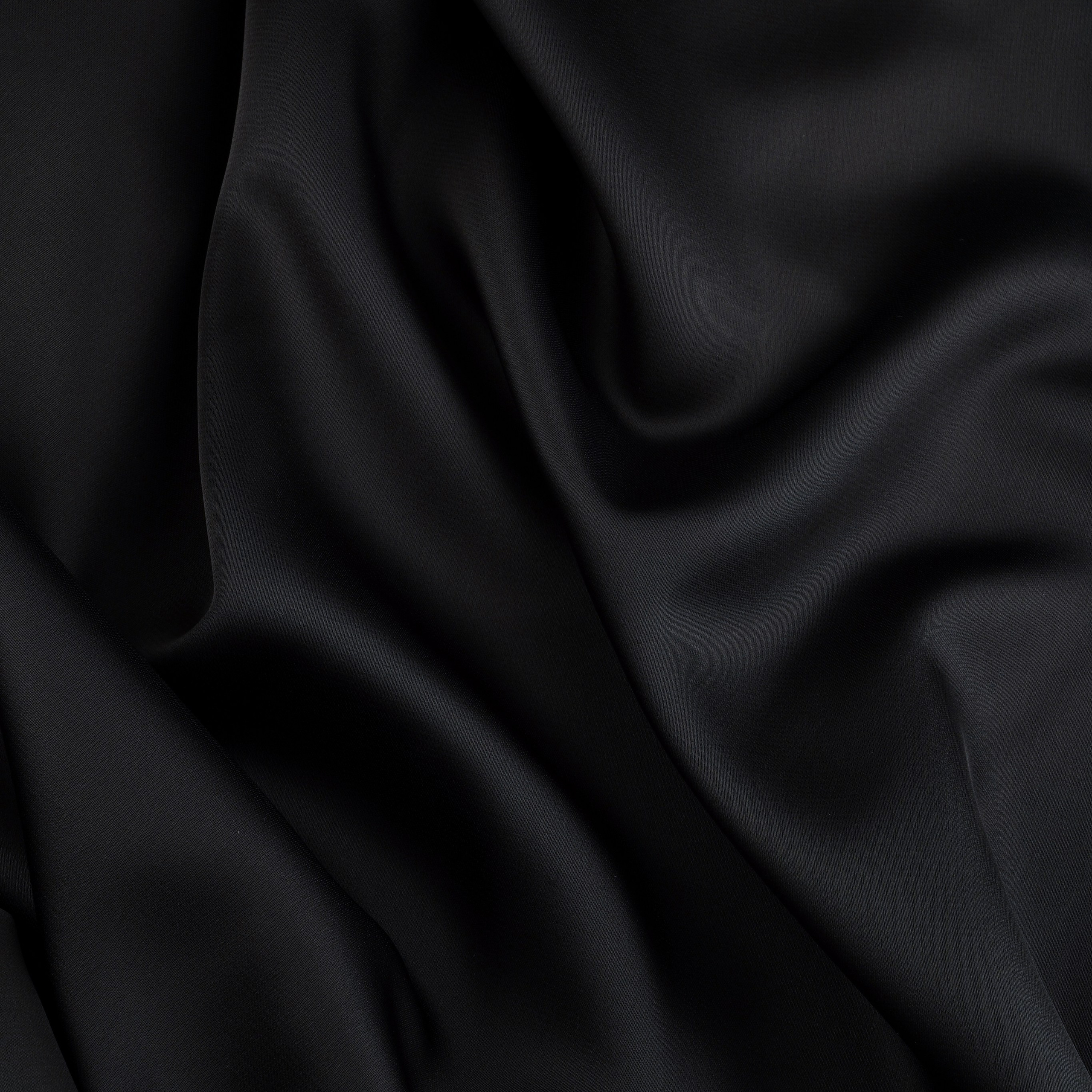 TMAT274 - ШЕЛК/АТЛАС - ШИРИНА 1,50  - ЧЕРНЫЙ - К 2,95 ; К 29