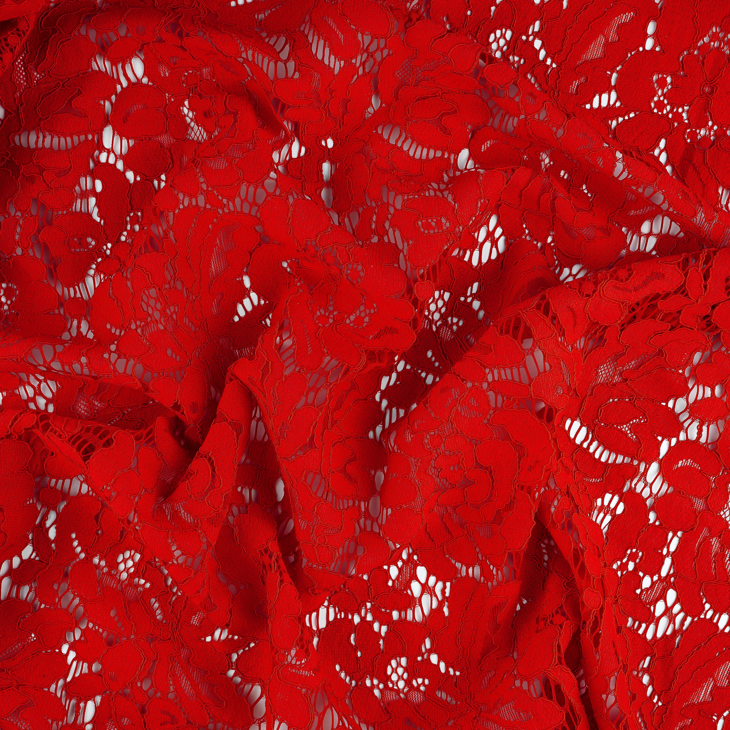 DOLCE GABBANA - ITALY -  KK92 - ШИРИНА 1,50 - КРАСНАЯ - К 1,5 ; 2К 3 - 7500