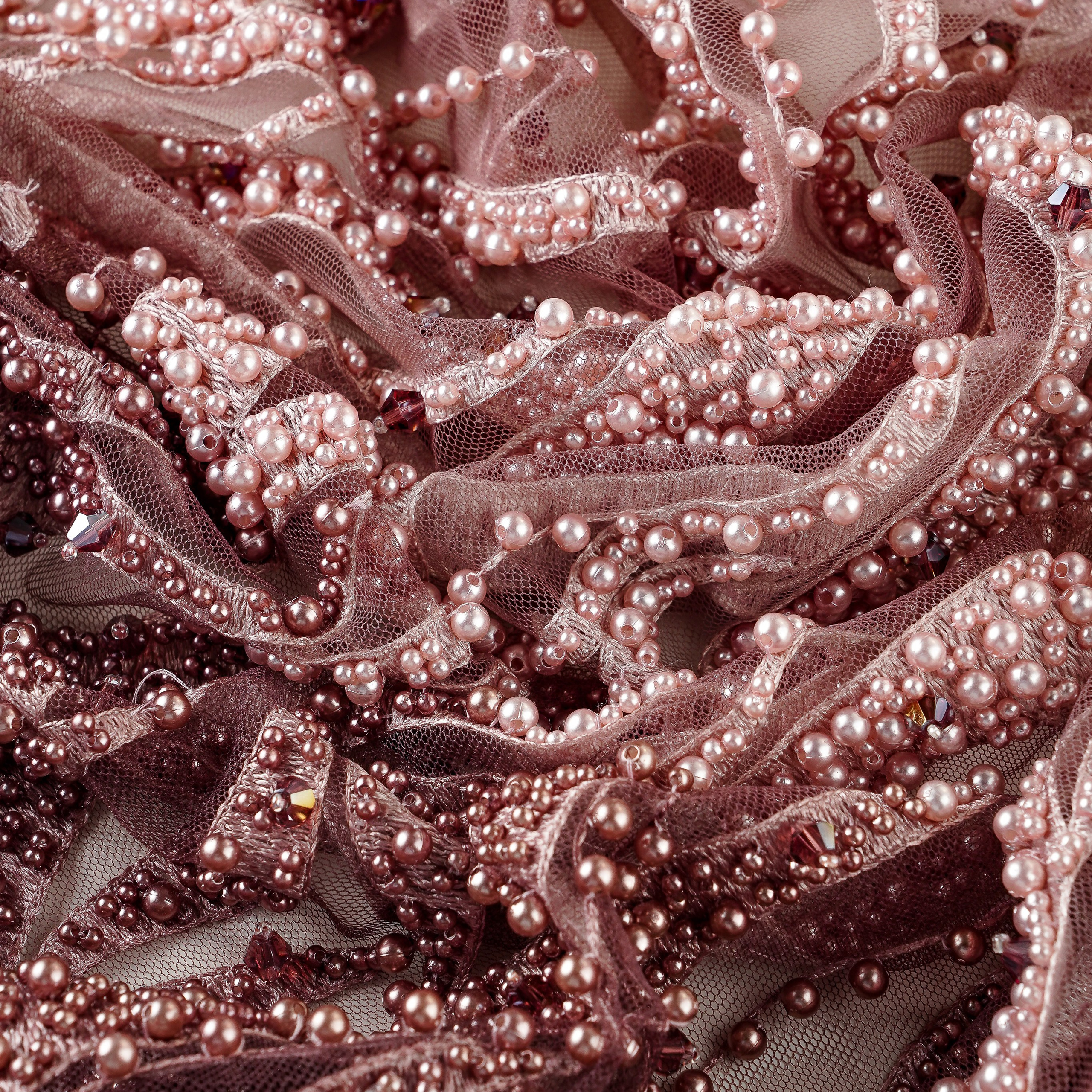 ELIE SAAB - LEBANON -  Т1 - ОМБРЕ - ШИРИНА 1,5 - РОЗ/БЕЛ - 4,3