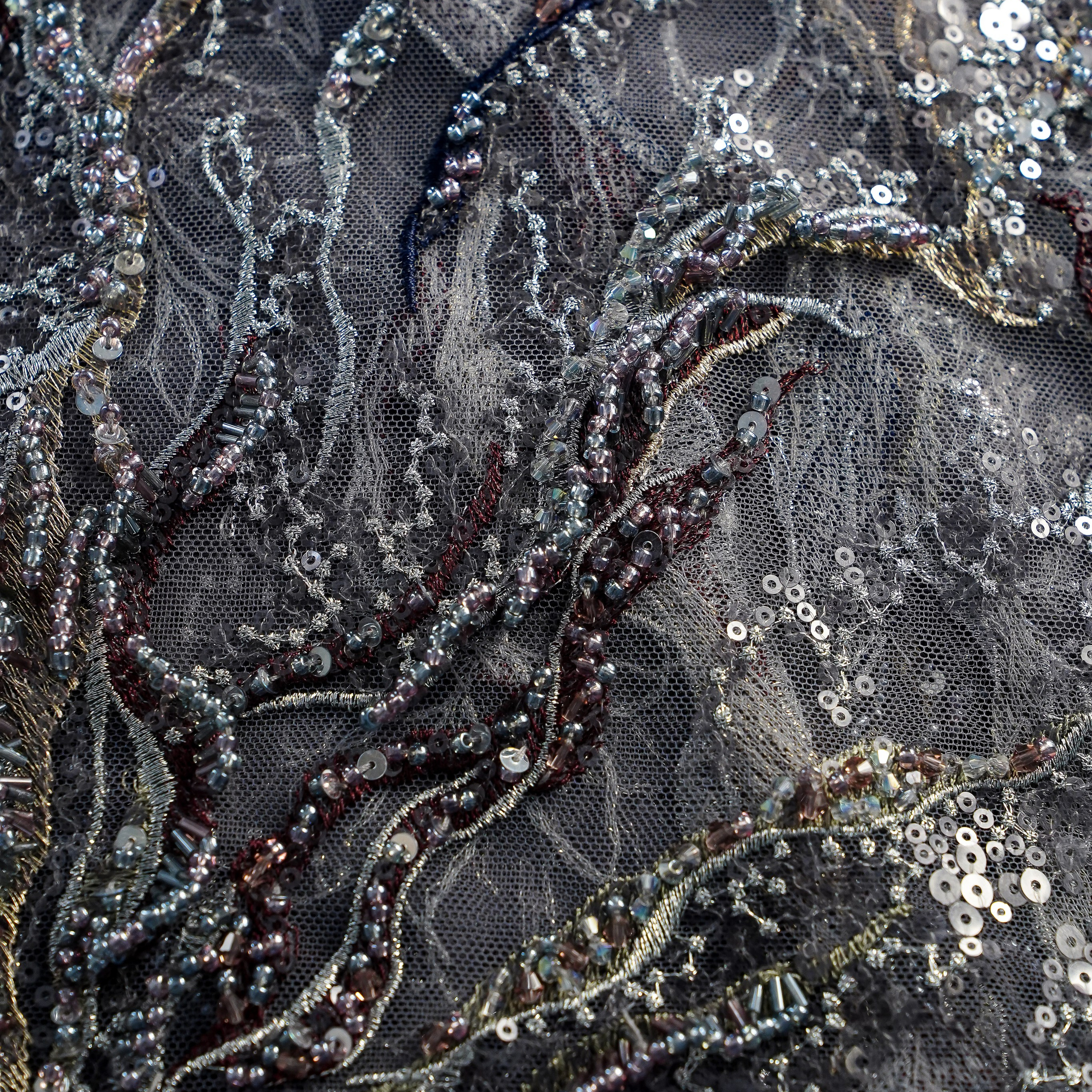 ZUHAIR MURAD  - LEBANON - TPRE262 - ШИРИНА 1,40 - КРУЖЕВО 3D - 6