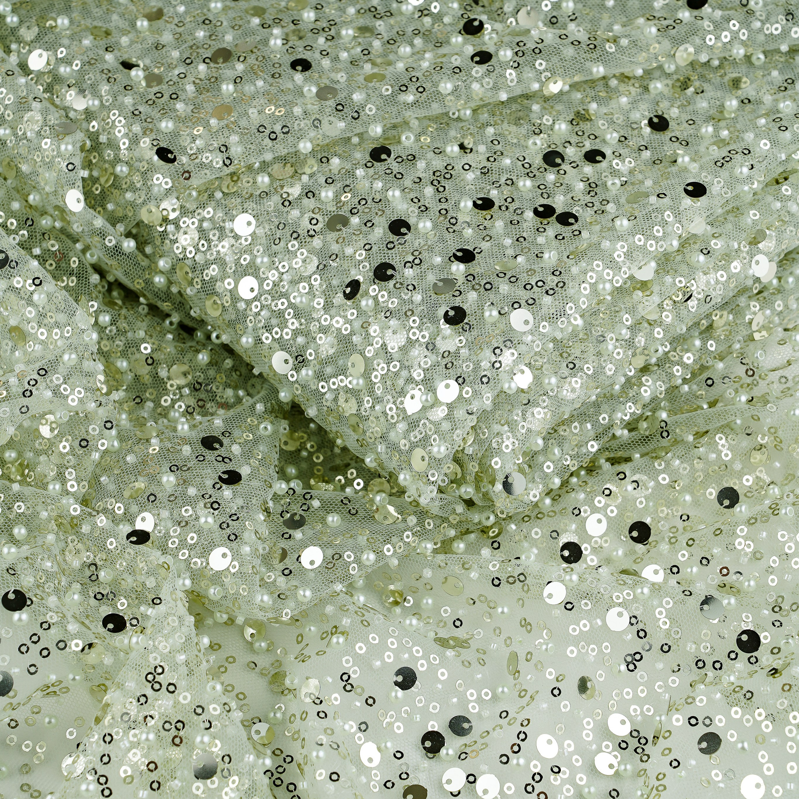 GEORGES HOBEIKA - LEBANON - TS351 - СЕТКА - ШИРИНА 1,50 - САЛАТОВЫЙ - 3,40 - 9000