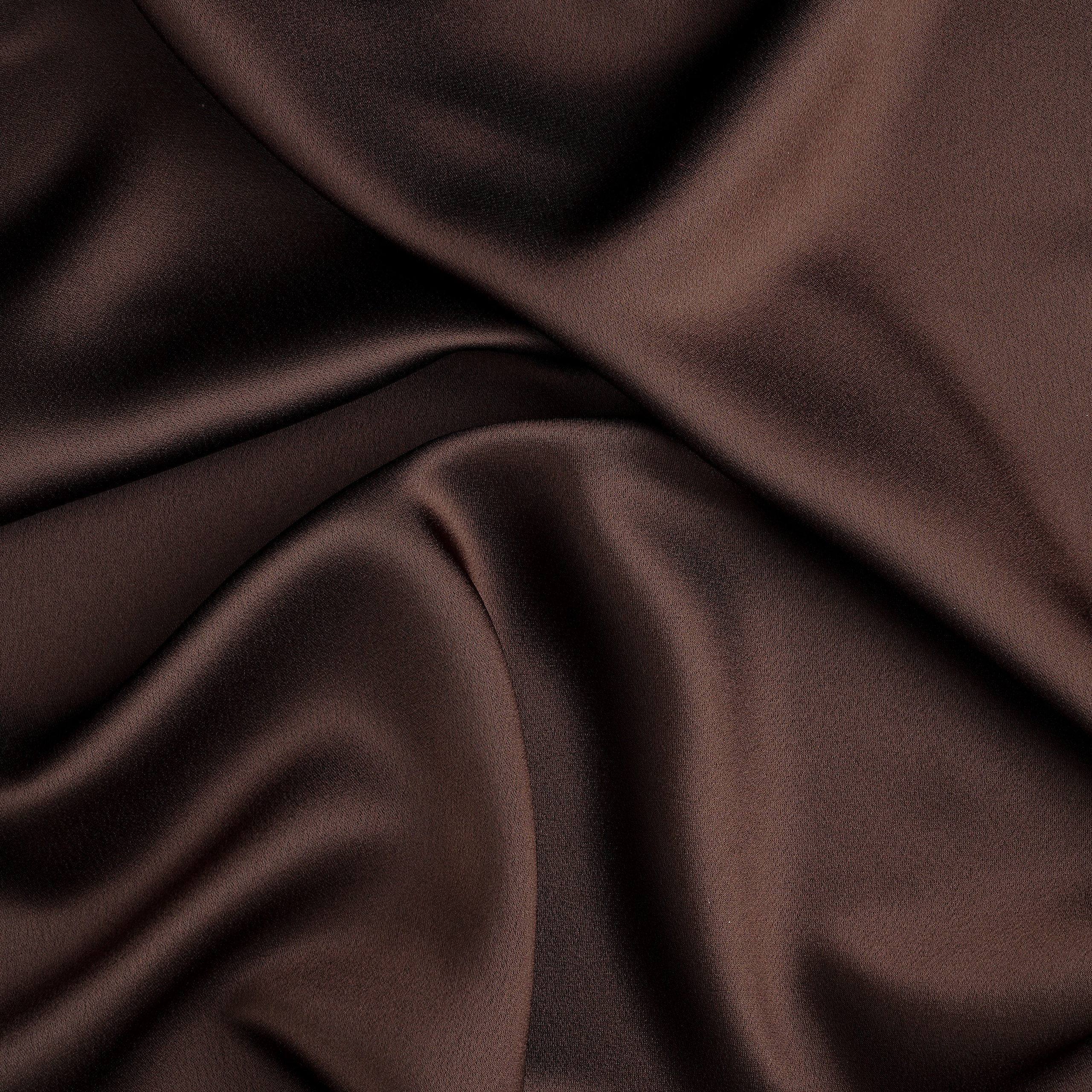 МТА452- КРЕП CADY ITALY - ШИРИНА 1,50-  ШОКОЛАД - SOLD OUT