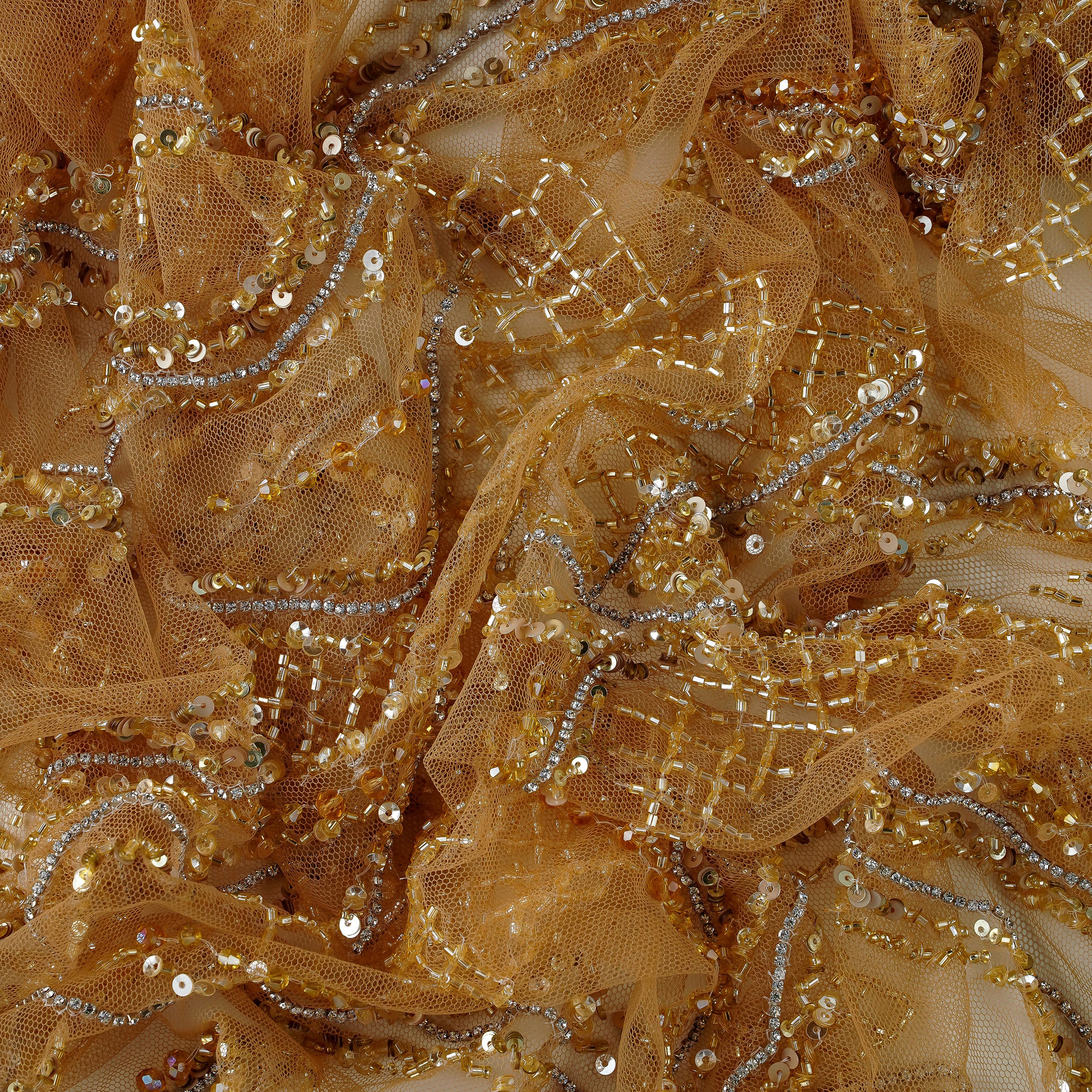 JENNY PACKHAM - ENGLAND  — ТК224 — ШИРИНА 1,60 — ЗОЛОТОЙ — 3