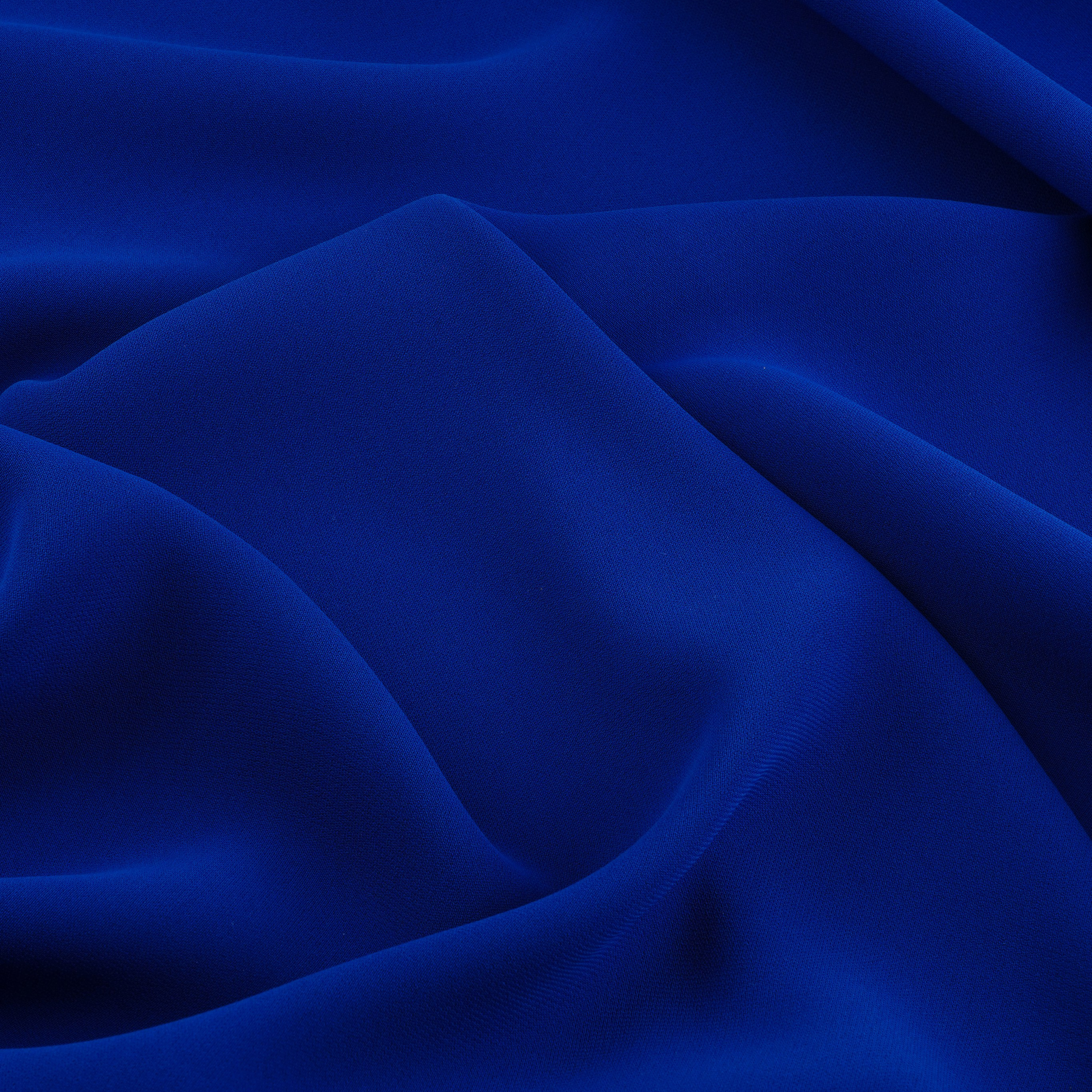 TMAT286 - КРЕП СР ПЛОТНОСТИ - ШИРИНА 1,45 - СИНИЙ - К 4,5 К36