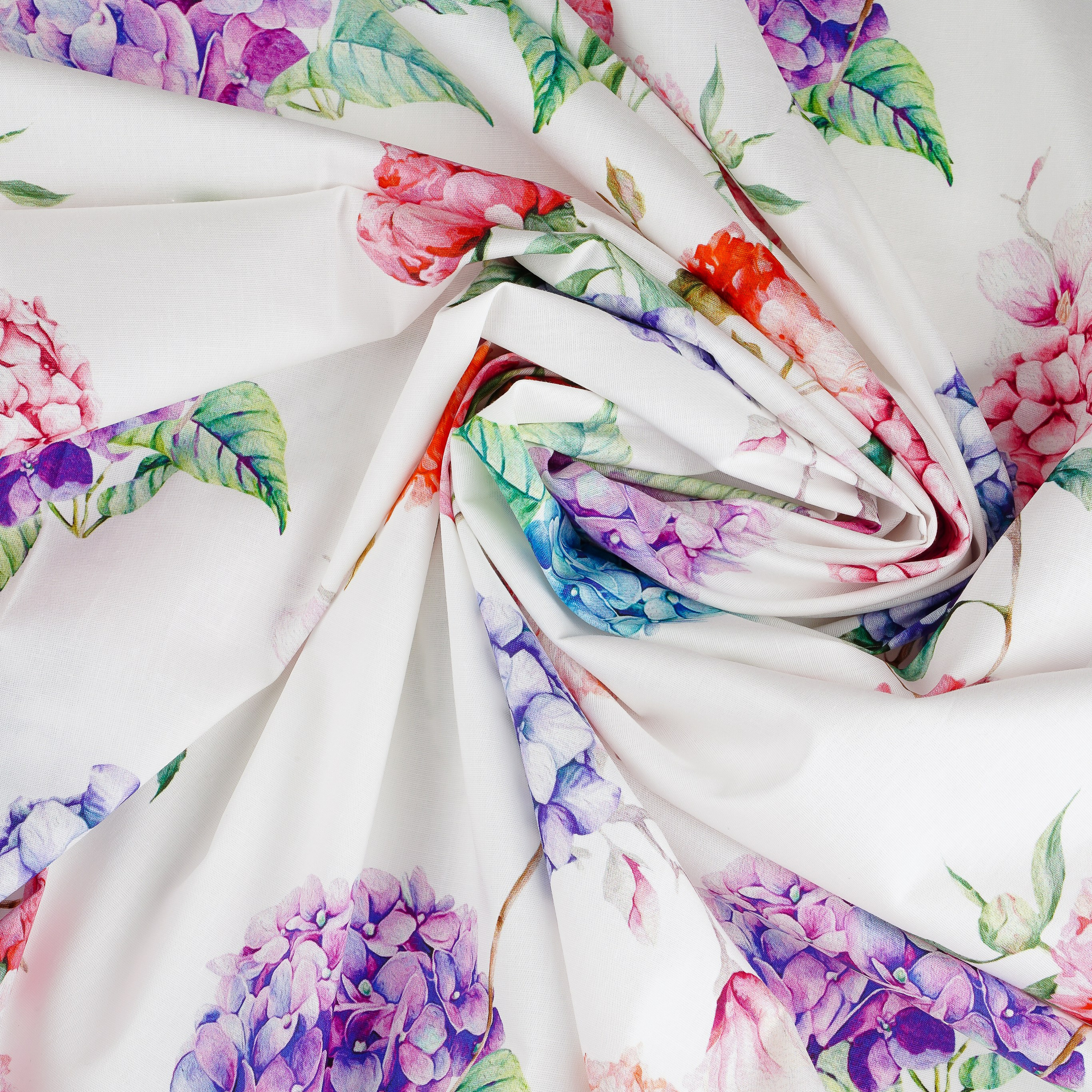 ALTA MODA - ХЛОПОК - МТ339 - ШИРИНА 1,40 - ГОРТЕНЗИИ - 6,30