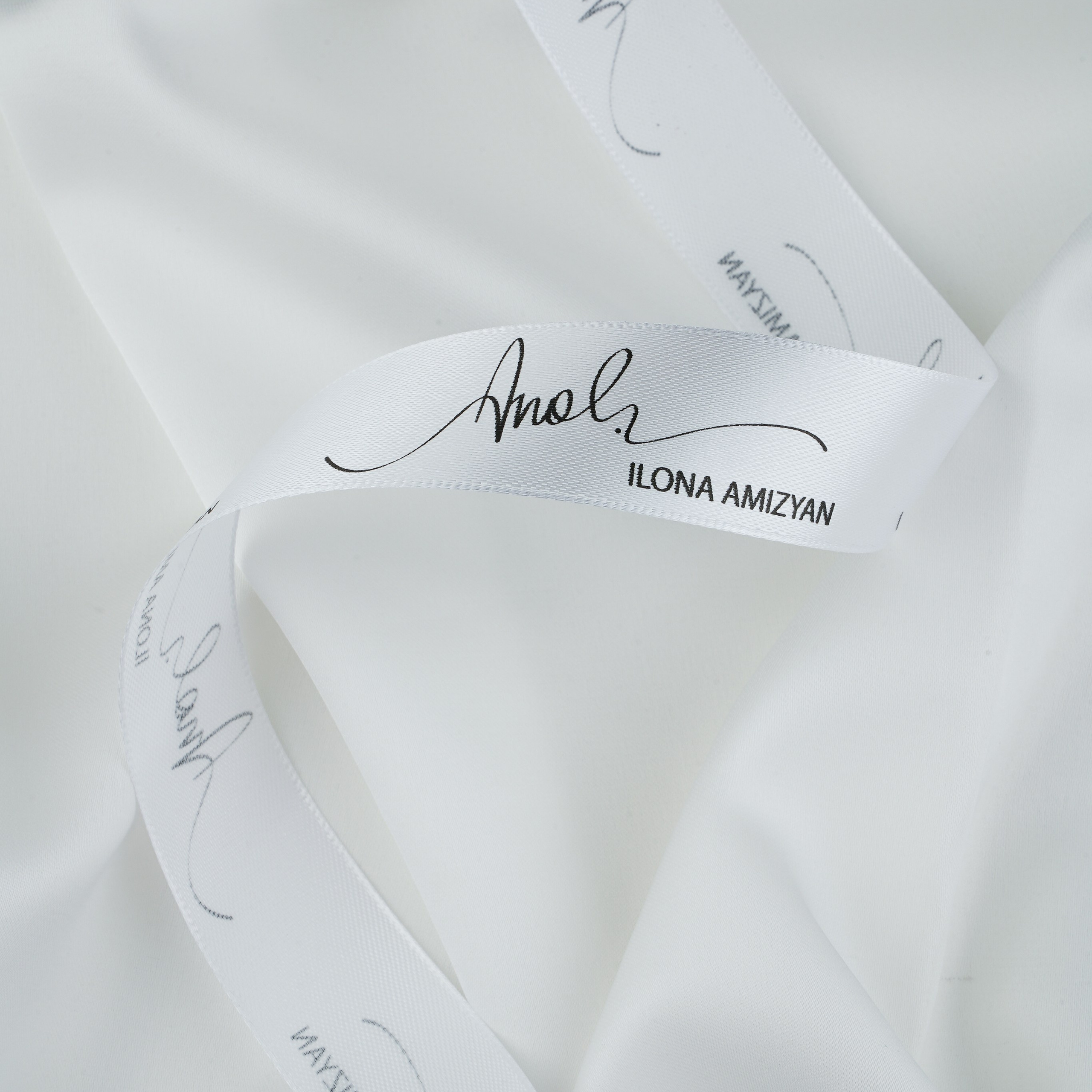 TMAT277 - ШЕЛК/АТЛАС - ШИРИНА 1,45  - БЕЛЫЙ - К 6 ; К 22