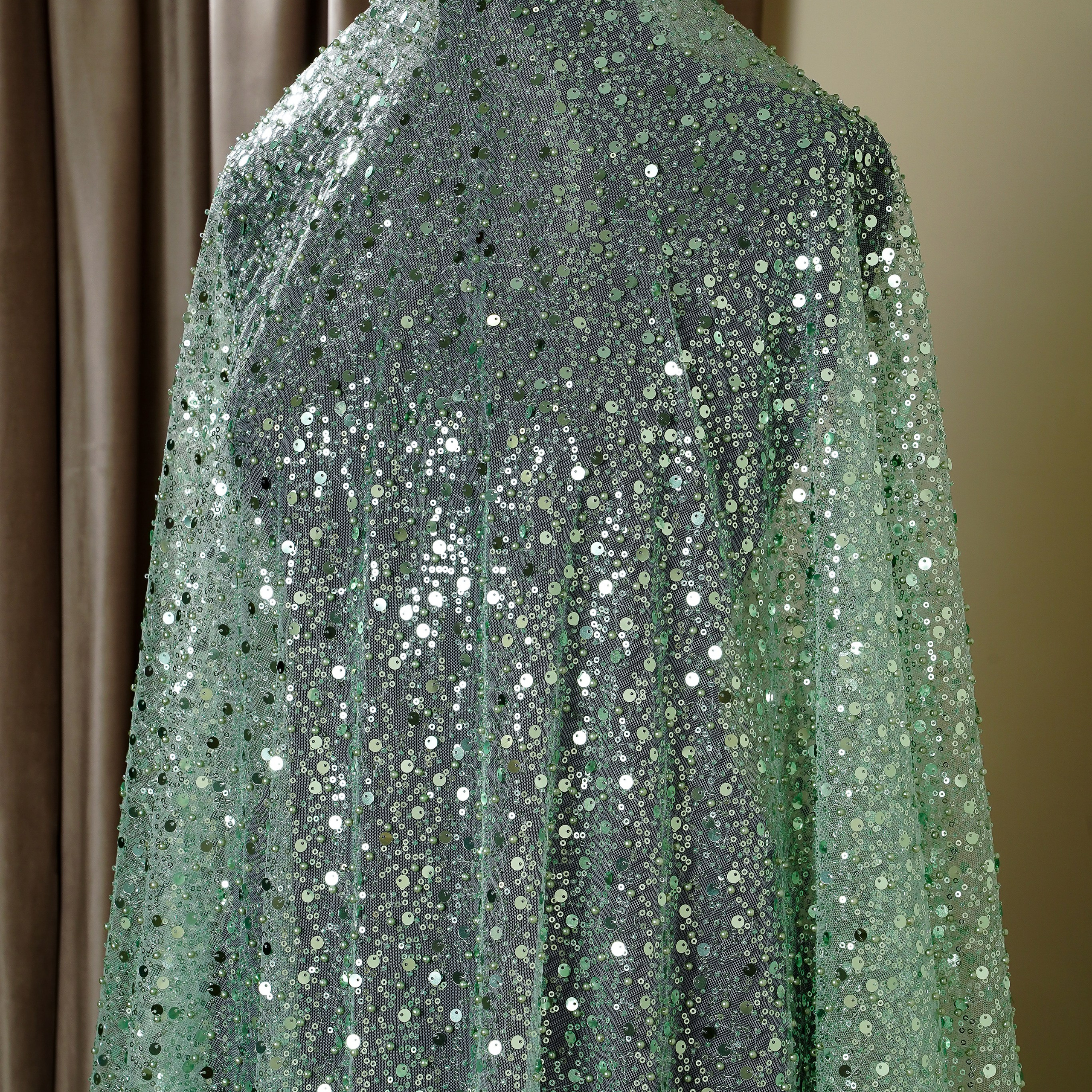 GEORGES HOBEIKA - LEBANON - TS355 - СЕТКА - ШИРИНА 1,55 - МЯТНЫЙ - 6