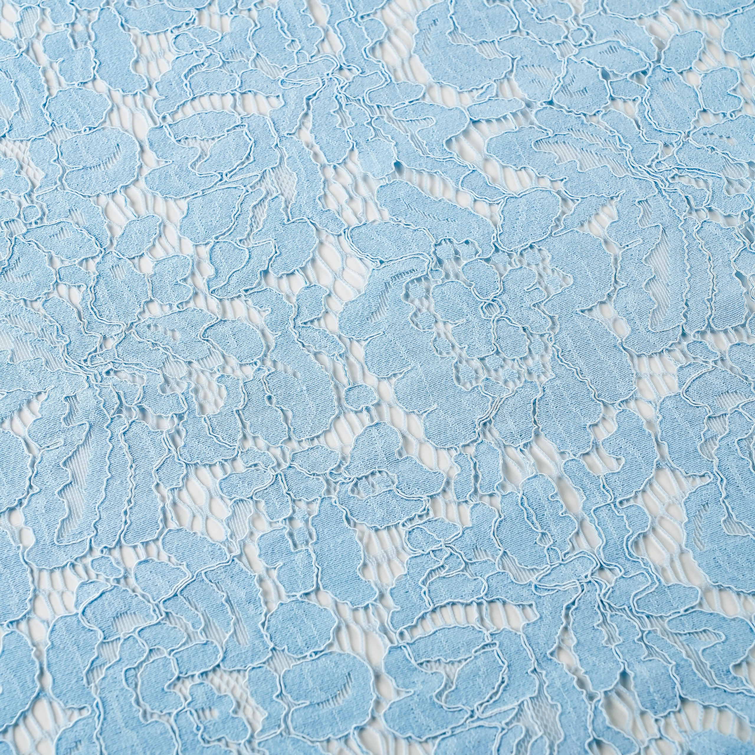 DOLCE GABBANA - ITALY -КРУЖЕВО - КК55 - ШИРИНА 1,45 - ГОЛУБАЯ - 1,15 - КУПОН 