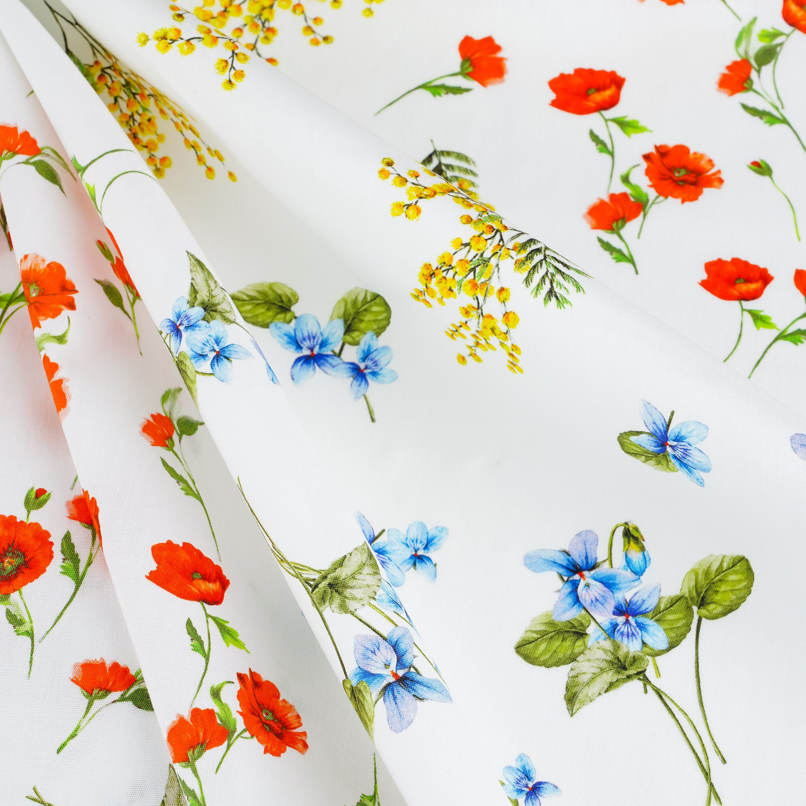 ALTA MODA - ХЛОПОК - МТ340 - ШИРИНА 1,45  - БЕЛЫЙ  - 1,75 - SOLD OUT