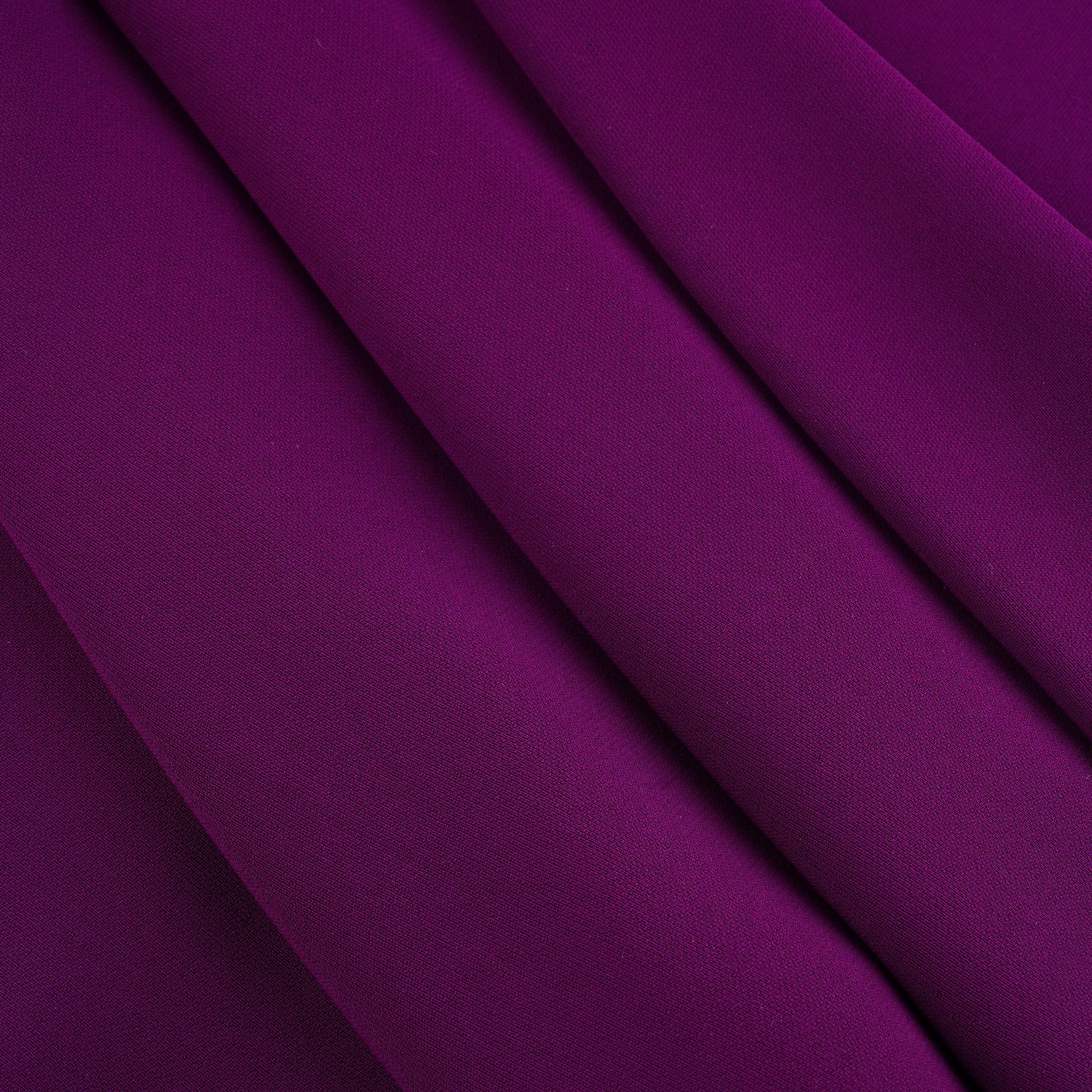 TMAT285 - КРЕП СР ПЛОТНОСТИ - ШИРИНА 1,45 - БАКЛАЖАН - К 6 ; К 39