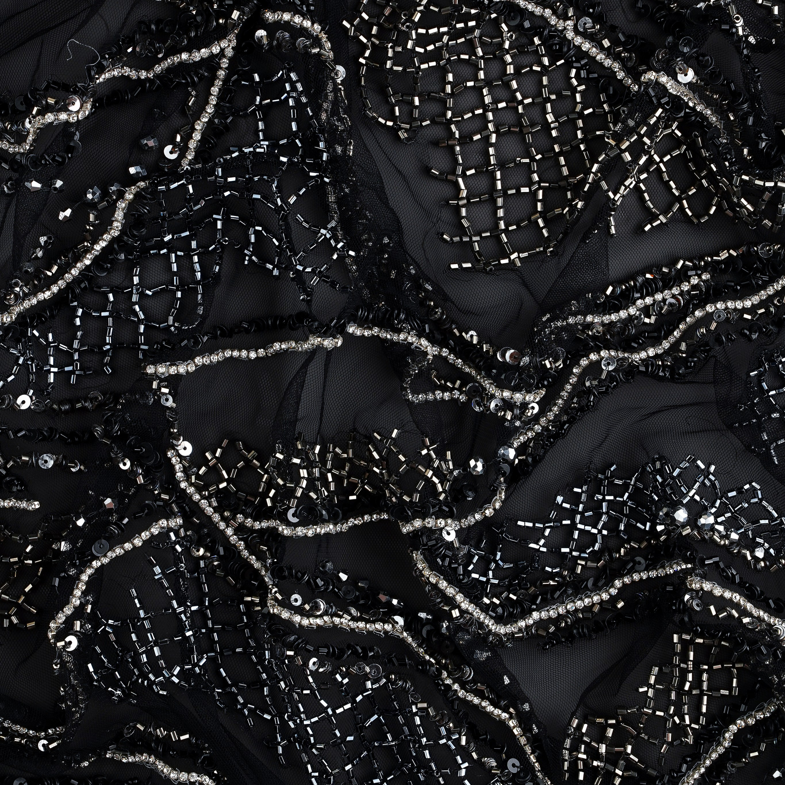 JENNY PACKHAM -  ENGLAND - ТК216 - ENGLAND -  ШИРИНА 1,40 - ЧЕРНОЕ -  2,15 М - 32000