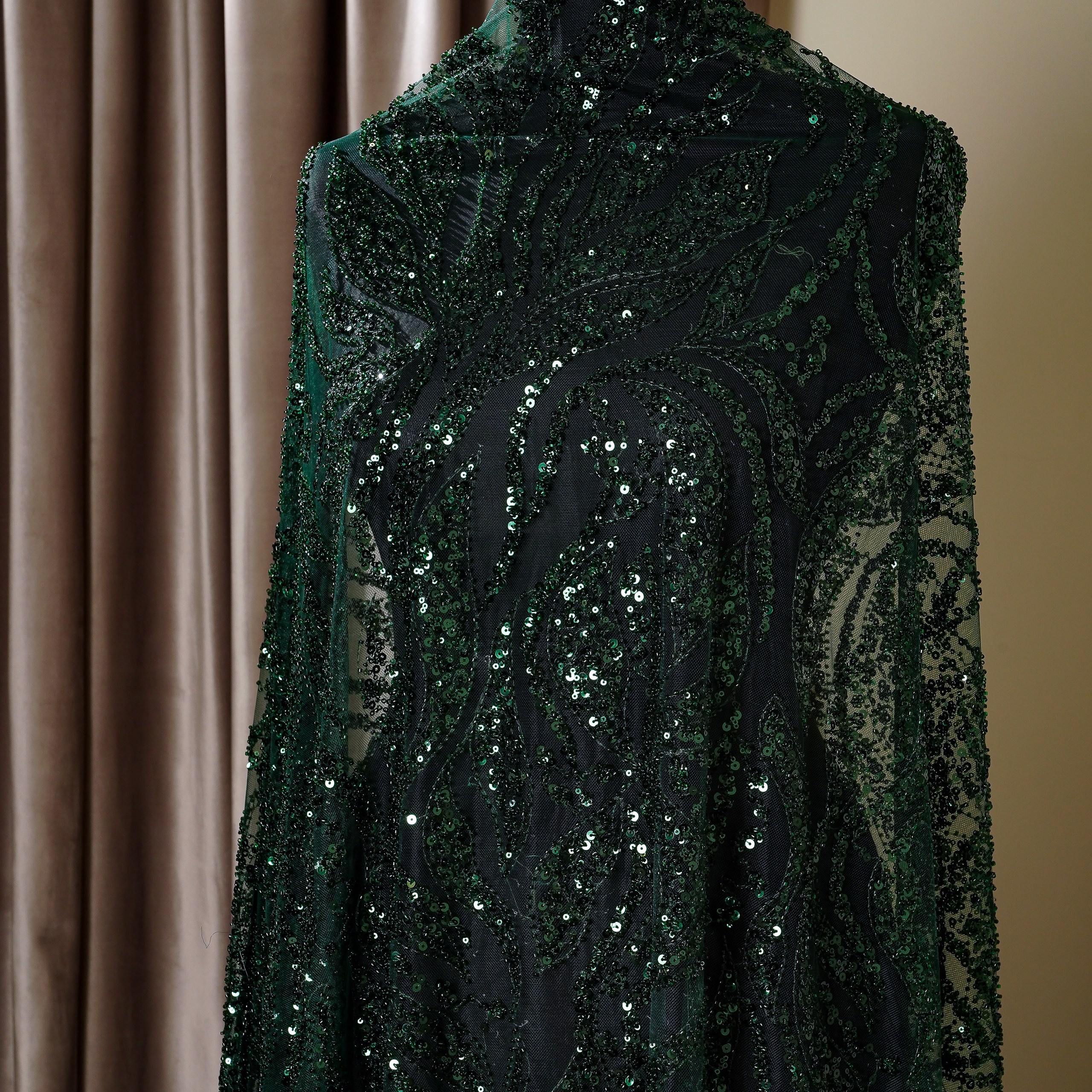 ELIE SAAB - LEBANON - TSAR251 - ШИРИНА 1,30 - ИЗУМРУД - 3,90