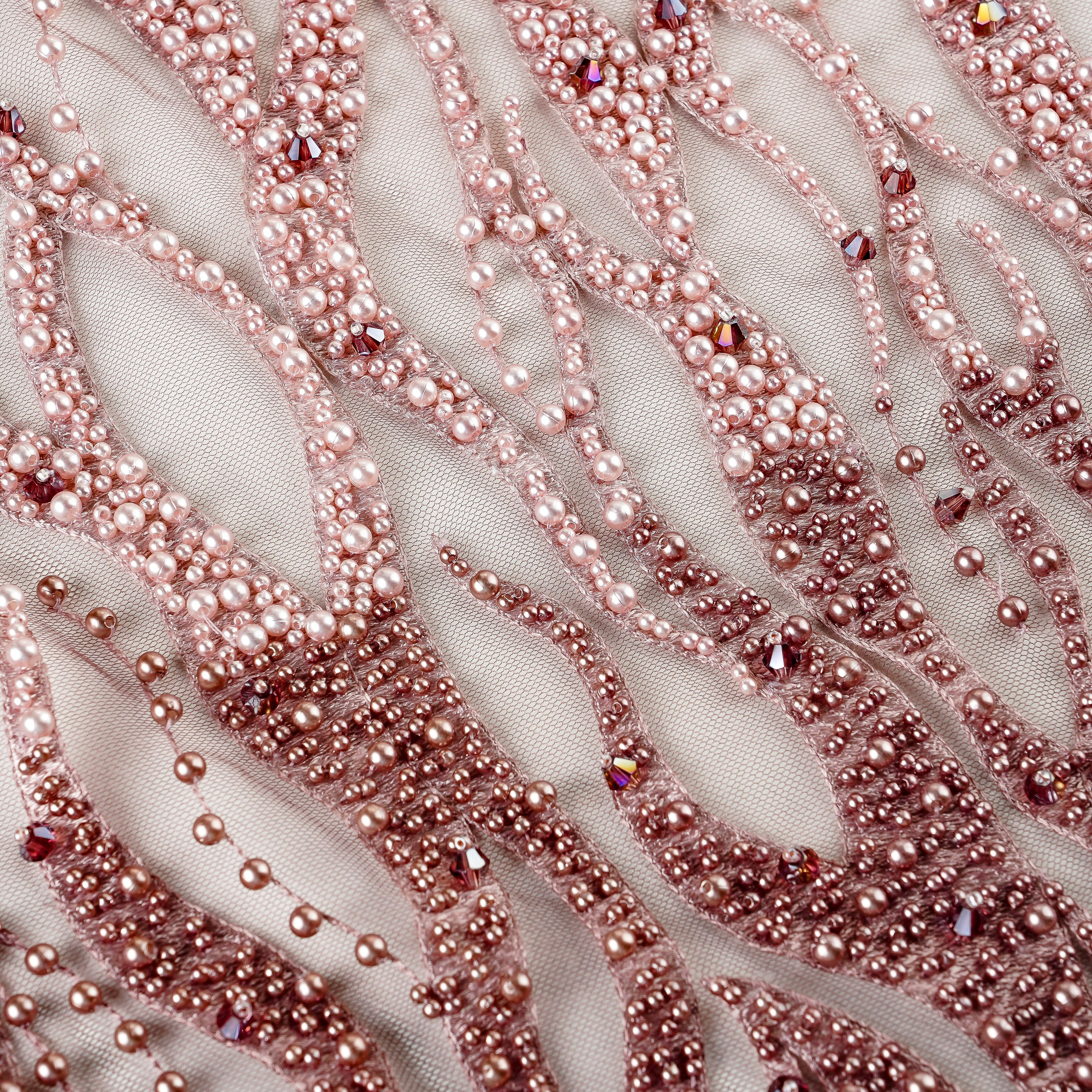 ELIE SAAB - LEBANON -  Т1 - ОМБРЕ - ШИРИНА 1,5 - РОЗ/БЕЛ - 4,3