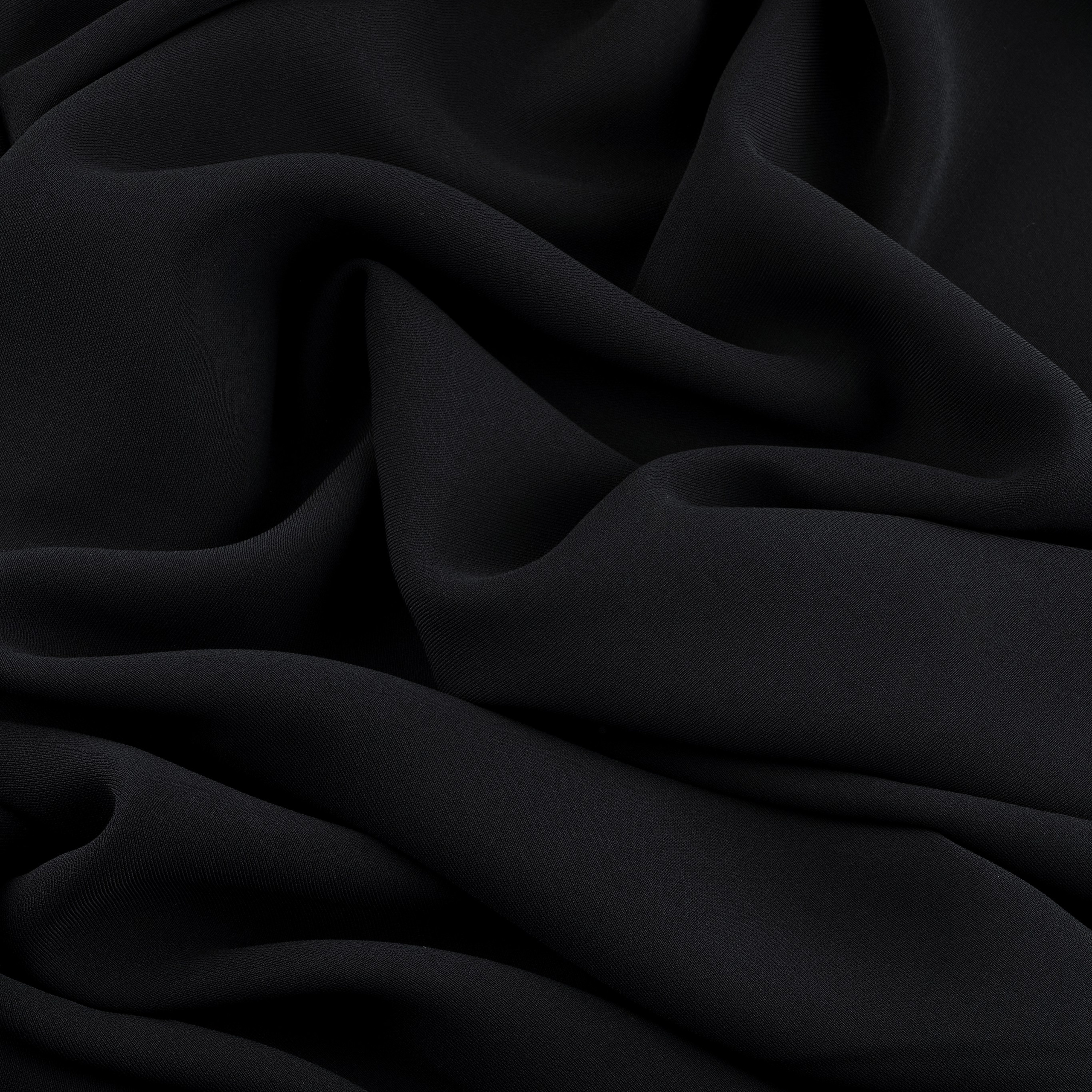 TMAT288 - КРЕП СР ПЛОТНОСТИ - ШИРИНА 1,50 - ЧЕРНЫЙ - К 5,10 ; К 28