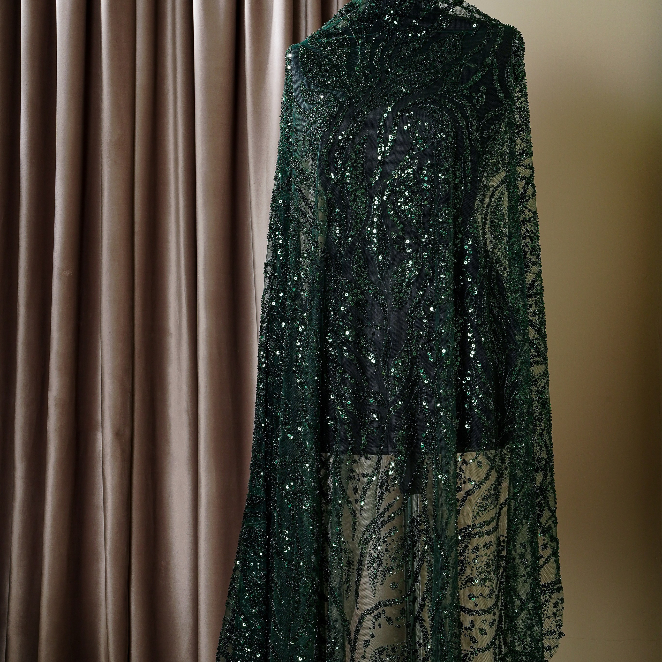 ELIE SAAB - LEBANON - TSAR251 - ШИРИНА 1,30 - ИЗУМРУД - 3,90