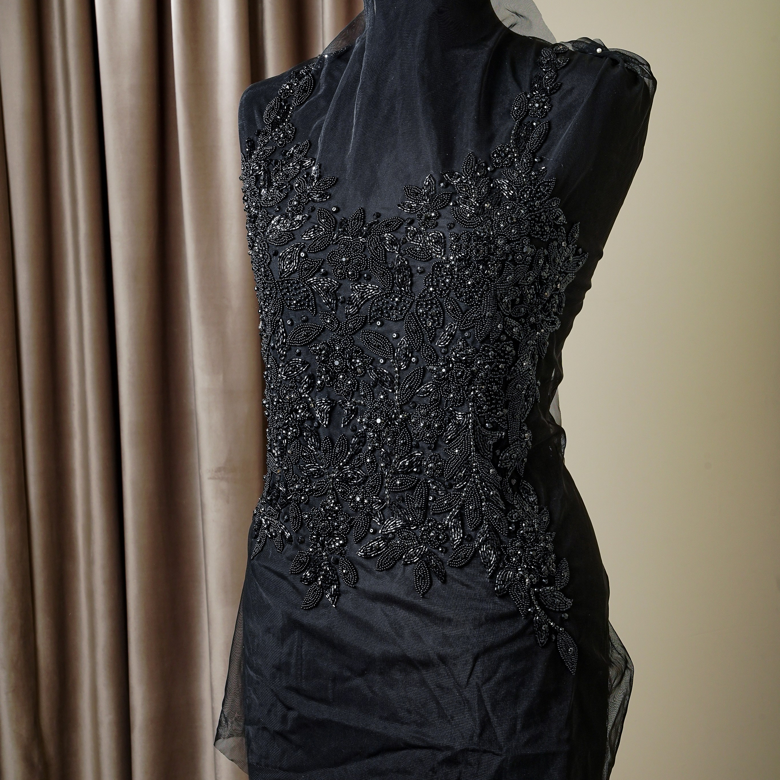 AZZARO - FRANCE - ТМ208 - ТОП/КУПОН - ЧЕРНЫЙ - S/M - 21000