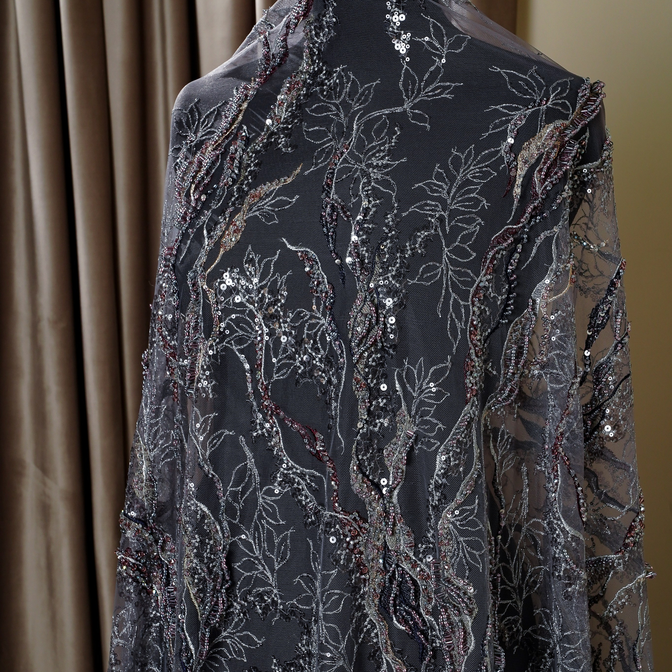 ZUHAIR MURAD - LEBANON - TPRE262 - ШИРИНА 1,40 - КРУЖЕВО 3D - 6