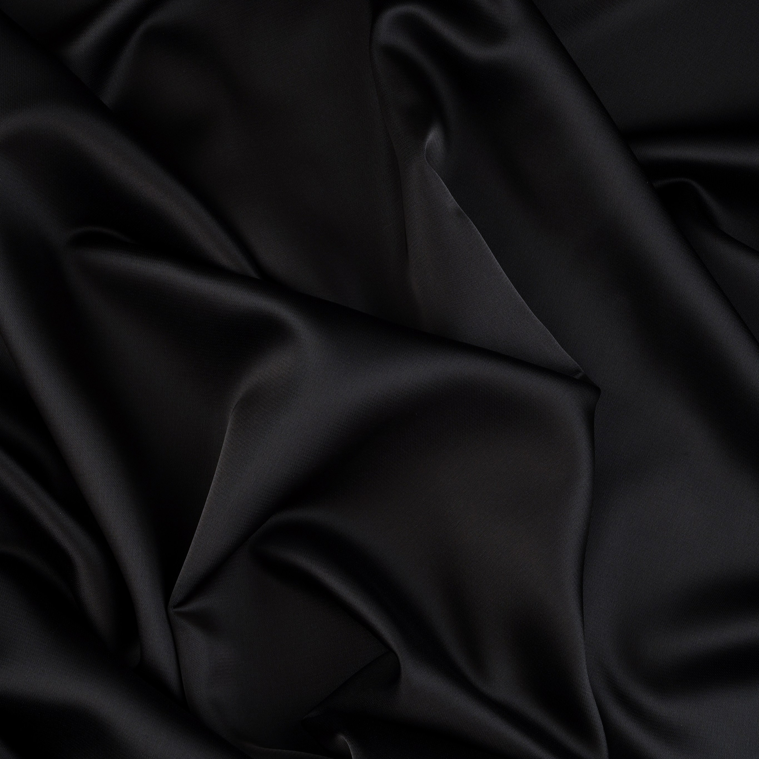 TMAT274 - ШЕЛК/АТЛАС - ШИРИНА 1,50  - ЧЕРНЫЙ - К 2,95 ; К 29