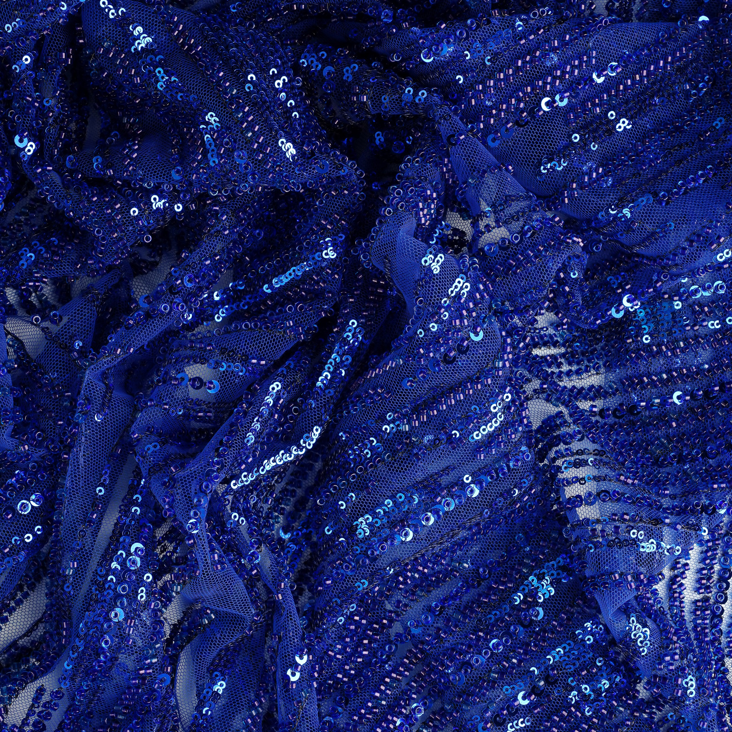 ELIE SAAB - LEBANON - TS383 - ШИРИНА 1,5 - СИНИЙ - 3,4