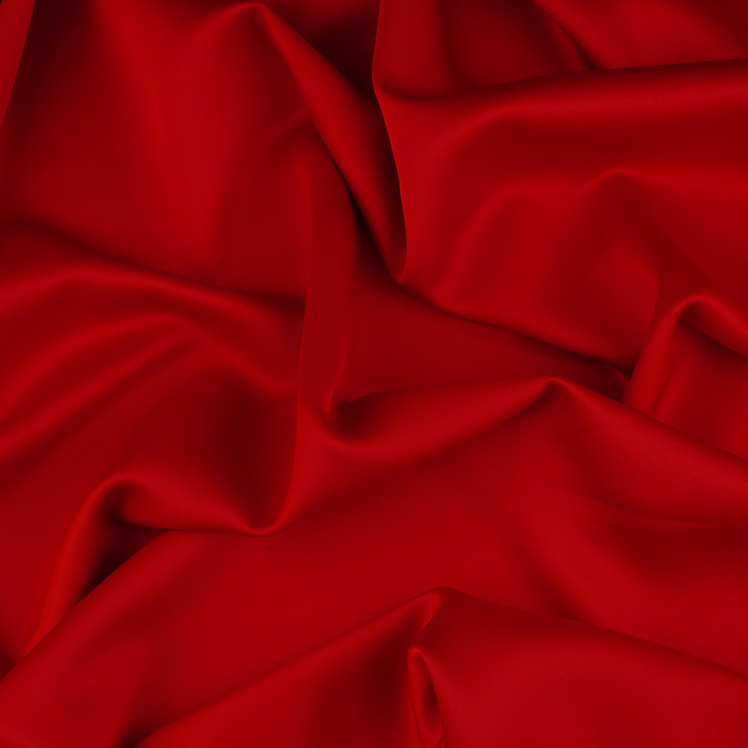 TMAT269 - ШЕЛК/АТЛАС - ШИРИНА 1,45  - КРАСНЫЙ - К 2,35 ; К 32