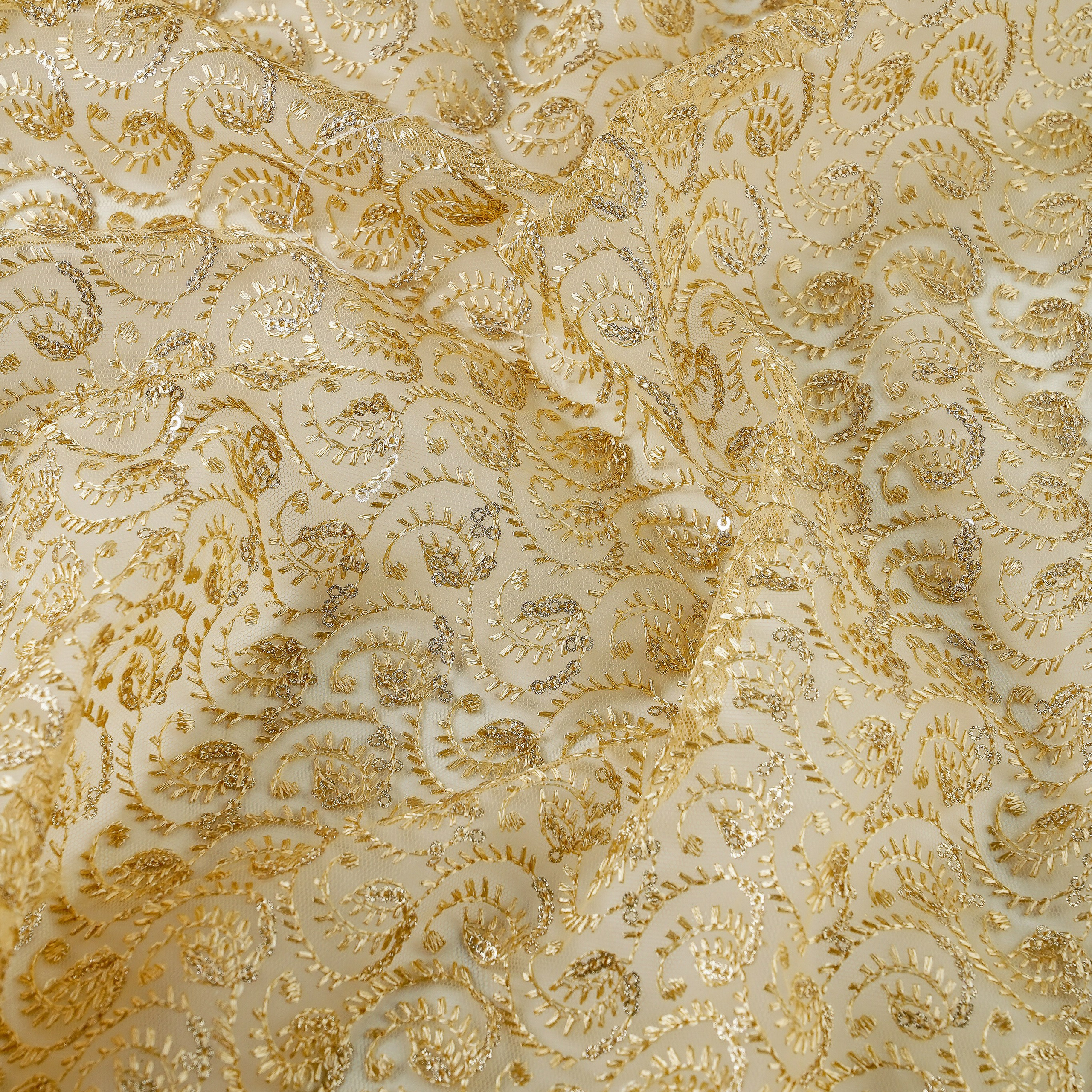 ZIAD NAKAD - LEBANON - И35 - СЕТКА -ШИРИНА 1,20 - ЗОЛОТО - 8,6  