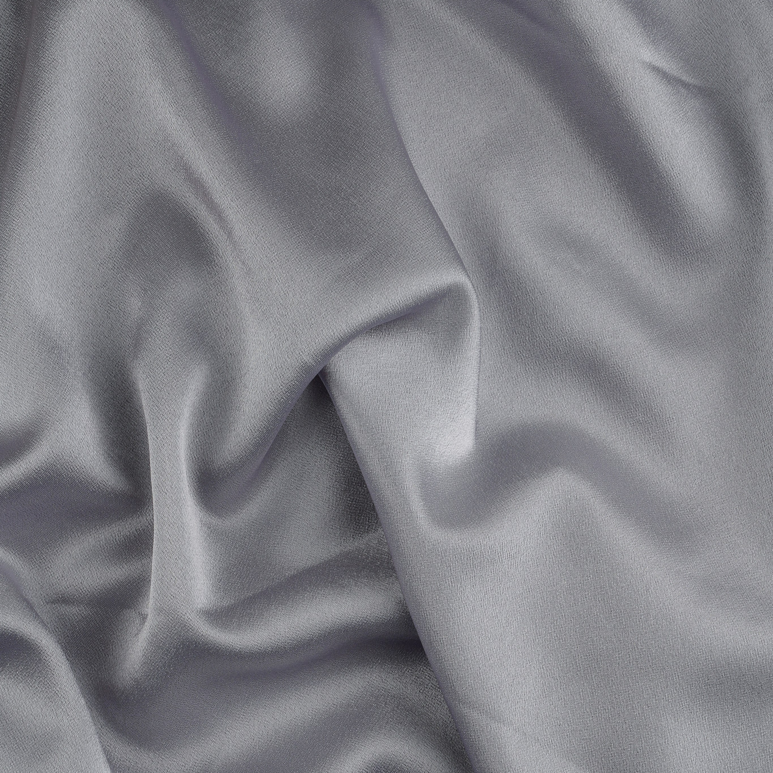 Т101  - КРЕП MEDIUM ПЛОТНОСТИ - ШИРИНА 1,50  - СЕРЕБРО - 1,10 + ВЫПАД 0,15