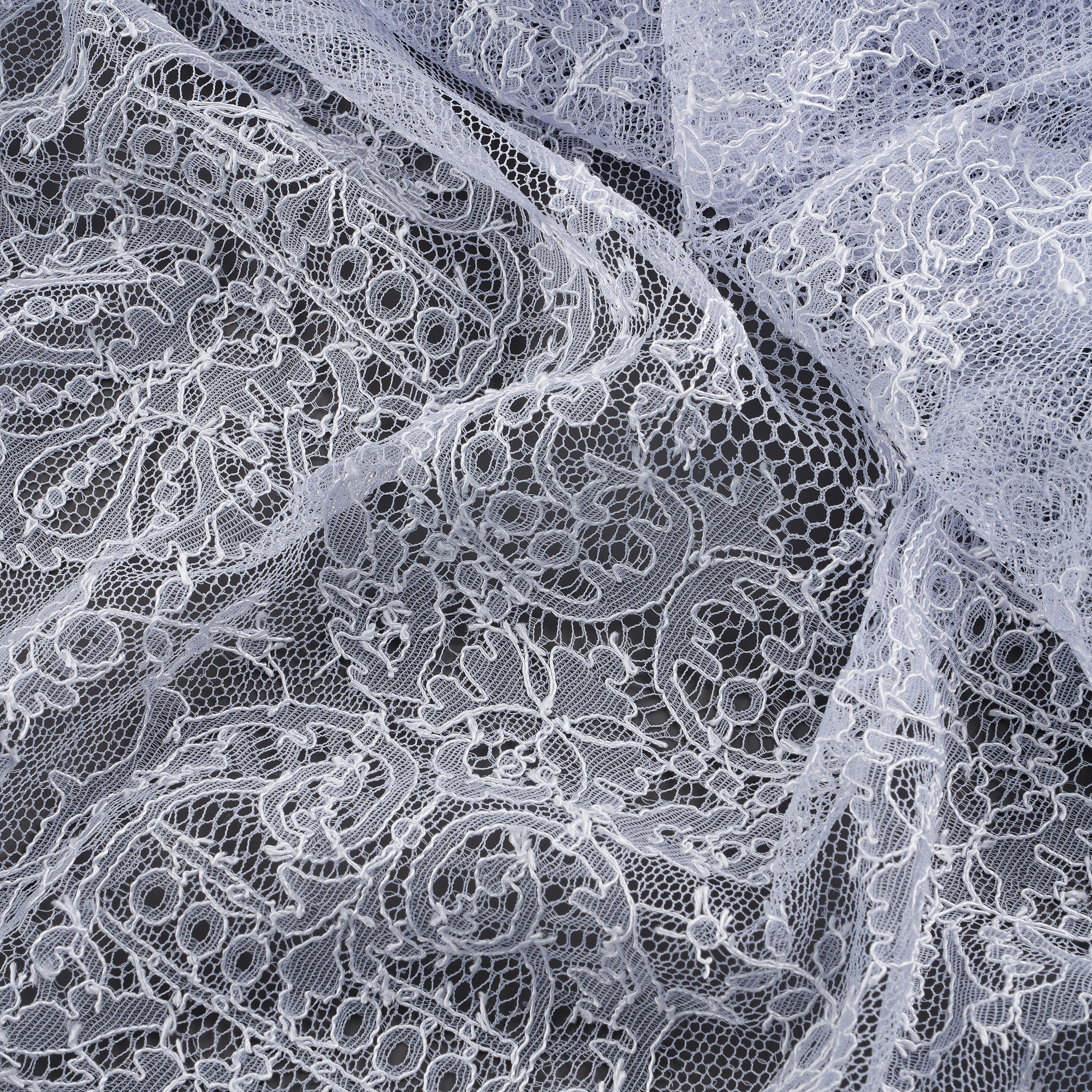 SOPHIE HALLETTE - FRANCE -   МТА403 - КРУЖЕВО ШАНТИЛЬИ - ШИРИНА 1,15 - ГОЛУБОЙ - SOLD OUT