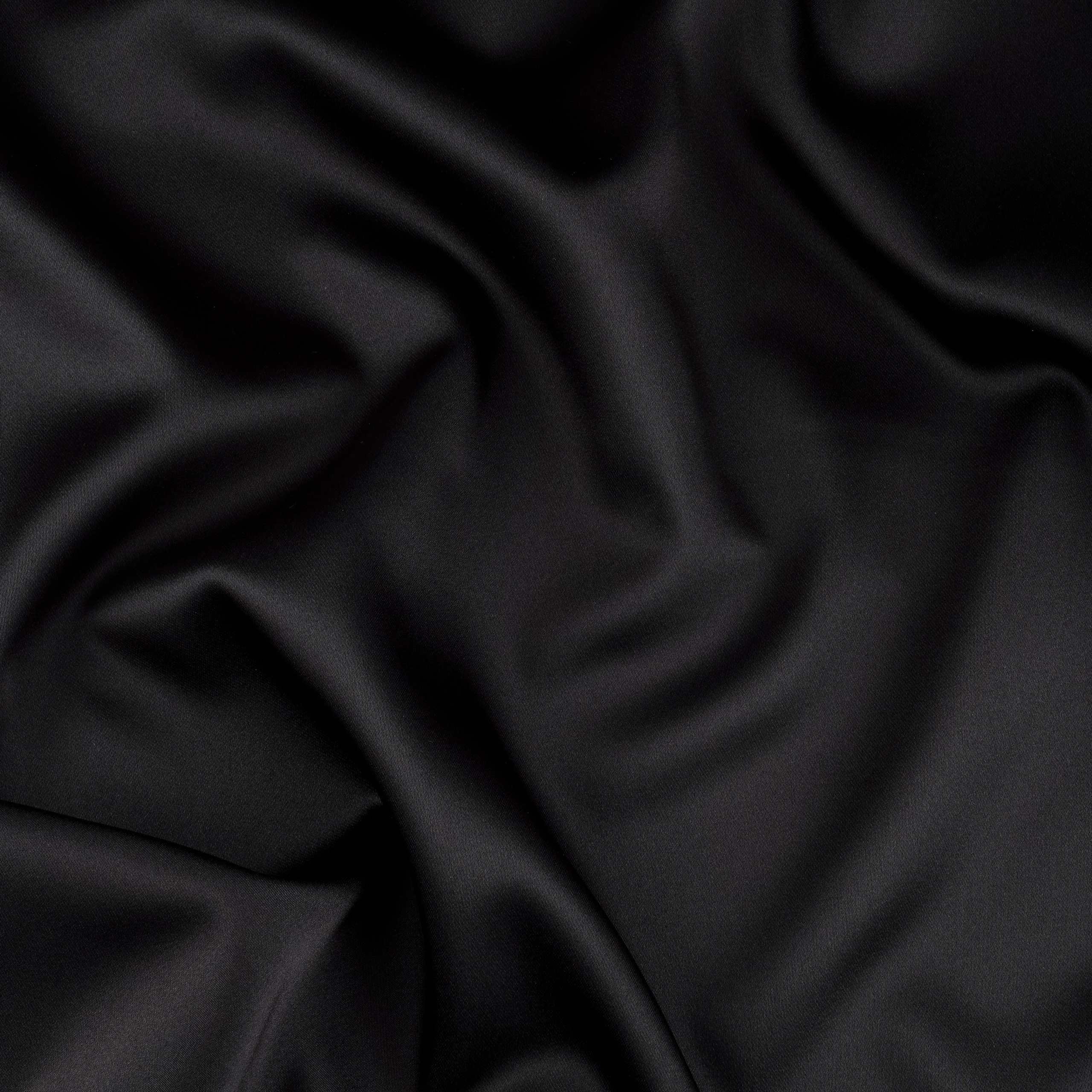 РП183 - АТЛАС/СТРЕЙЧ - ШИРИНА 1,50  - ЧЕРНЫЙ - 3/4