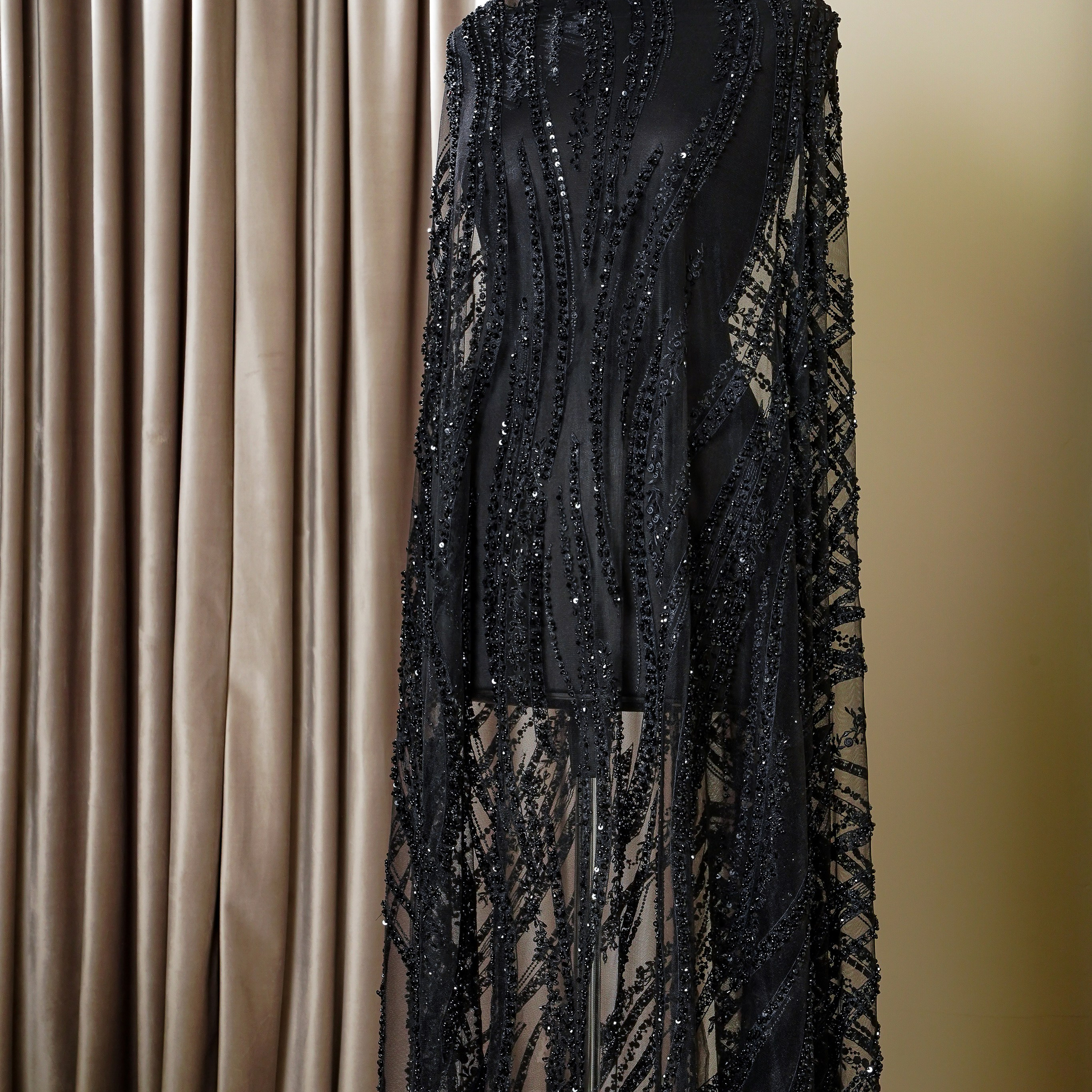 ZUHAIR MURAD - LEBANON -  TPRE261 - ШИРИНА 1,45 - ЧЕРНЫЙ - 1,4