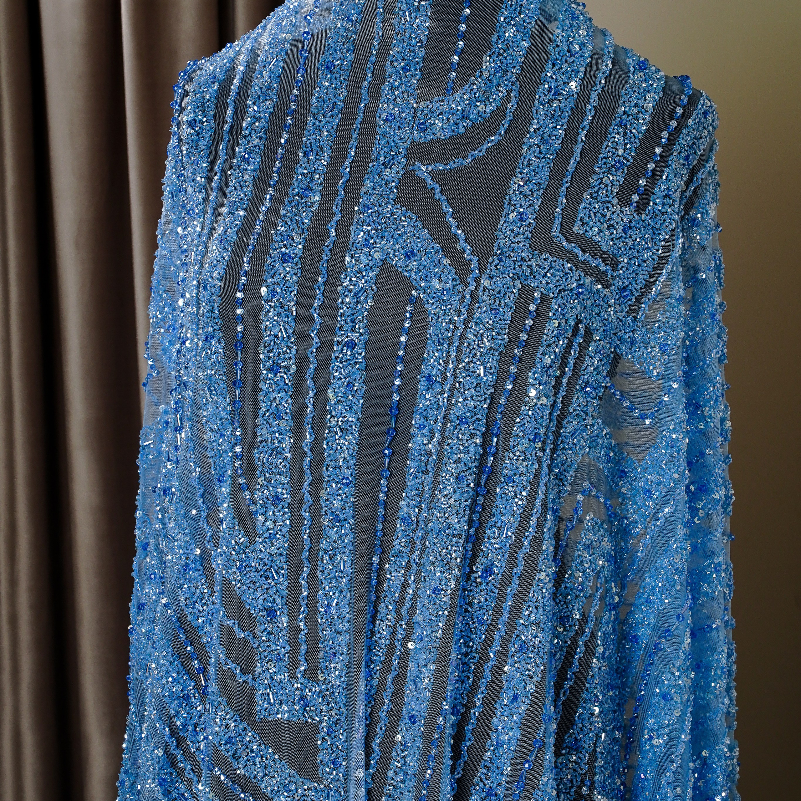 ZUHAIR MURAD - LEBANON - TPRE202 - ШИРИНА 1,40 - ГОЛУБОЙ - 1,90