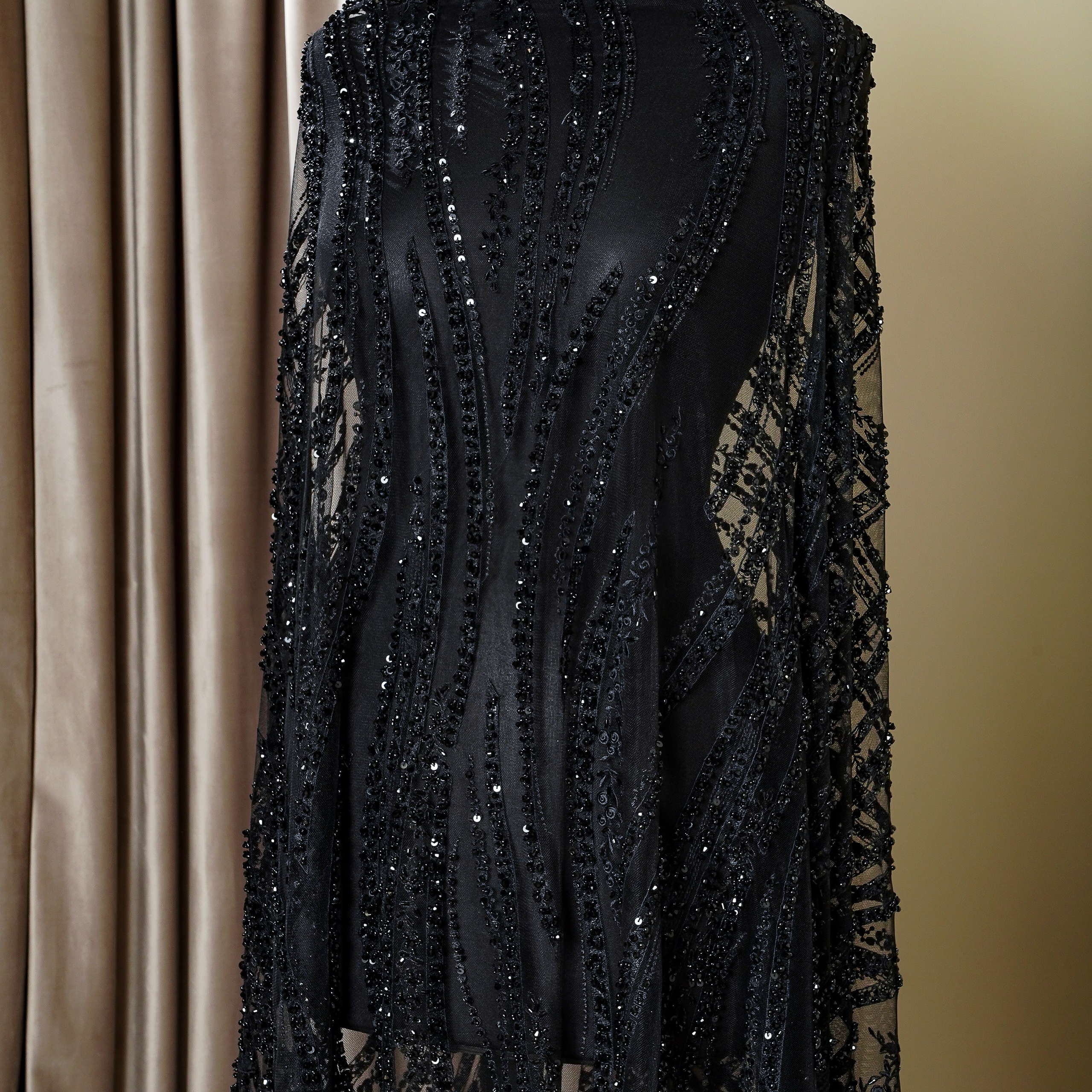 ZUHAIR MURAD - LEBANON - TPRE261 - ШИРИНА 1,45 - ЧЕРНЫЙ - 1,4