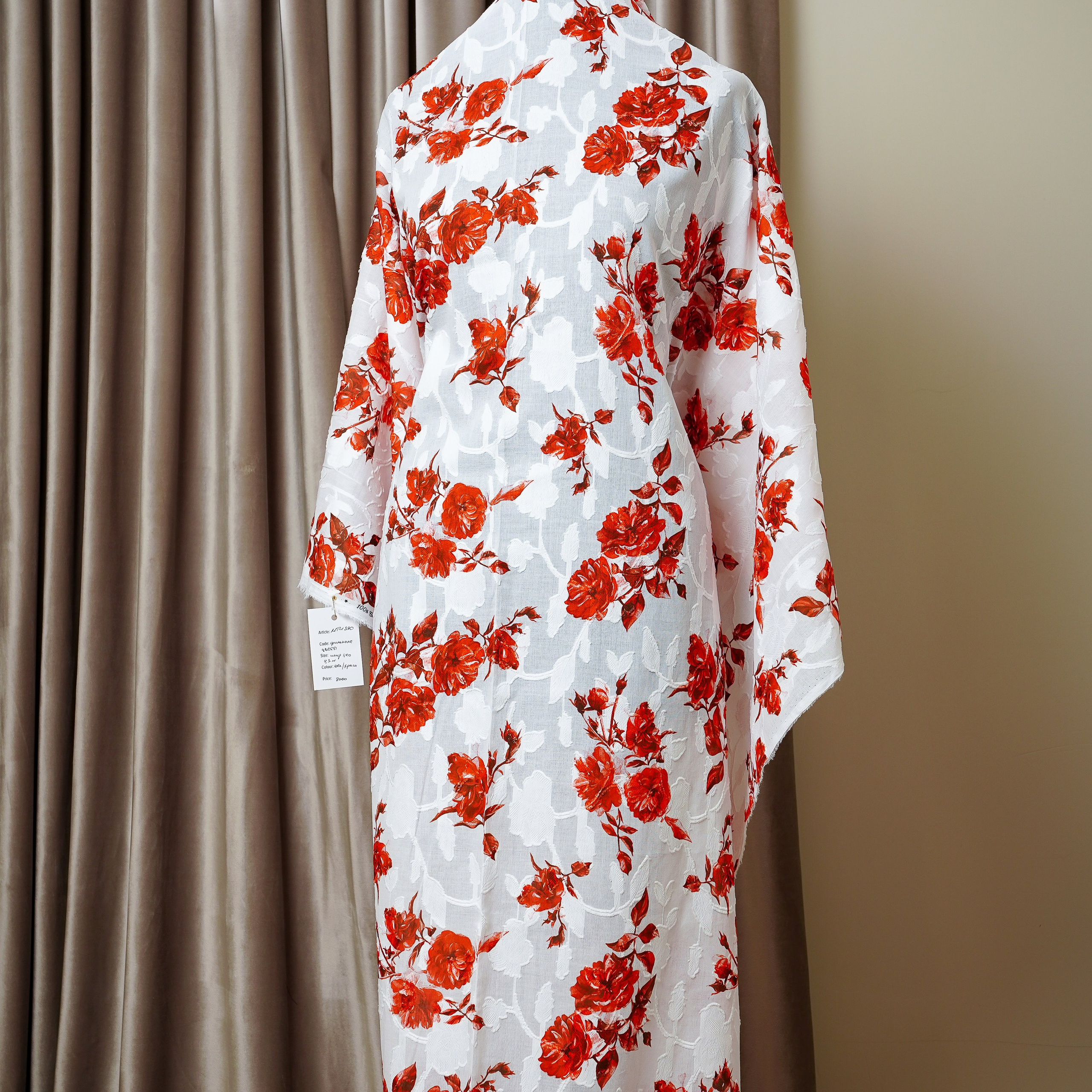 ZIMMERMANN - ФИЛЬКУПЕ - МТИ390 - ШИРИНА 1,40 - БЕЛО/КРАСНОЕ - 2,40