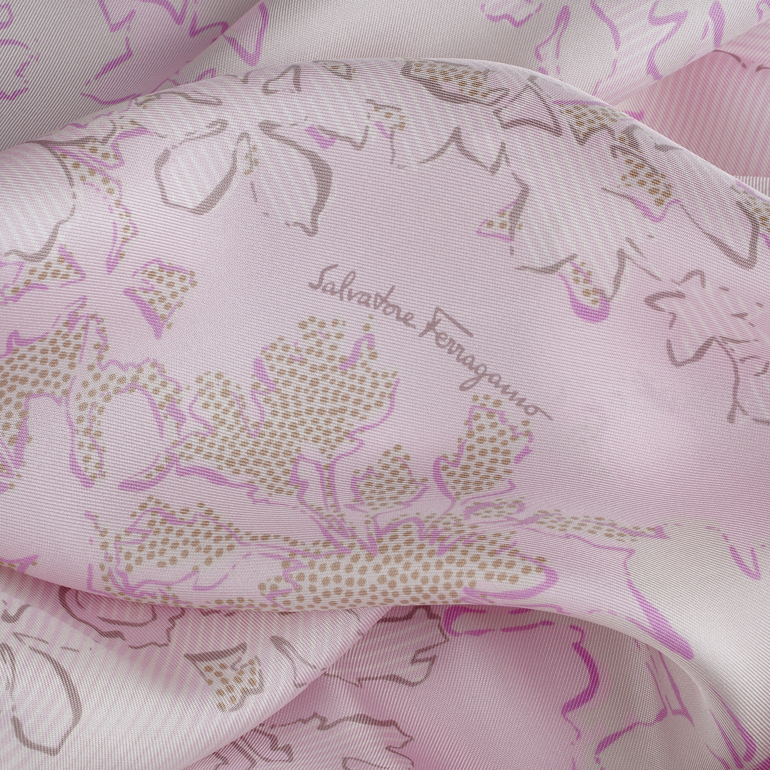 ШЕЛК - МК195 - ШИРИНА 1,40-1,50 - РОЗОВЫЙ - 7,4