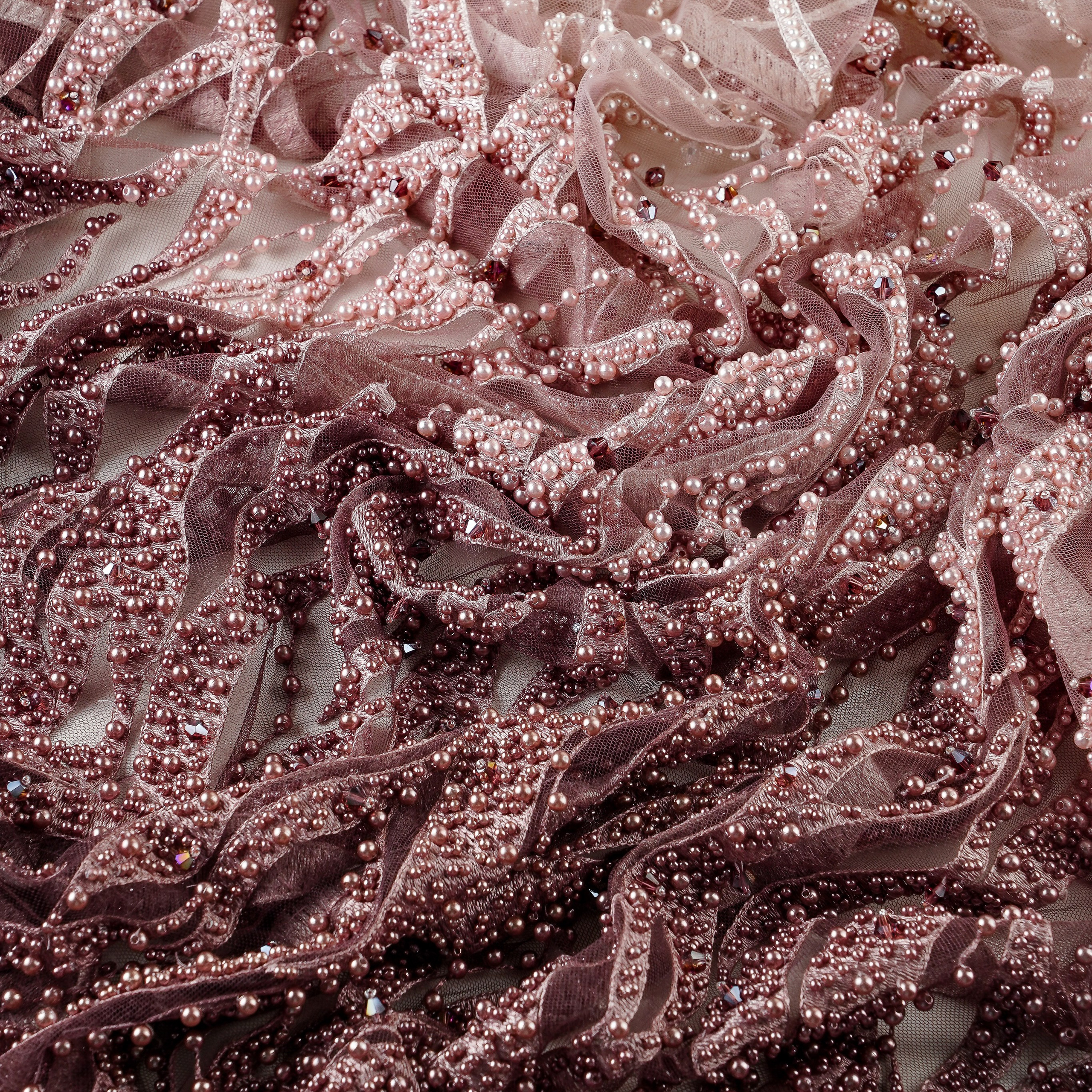 ELIE SAAB - LEBANON - Т1 - ОМБРЕ - ШИРИНА 1,5 - РОЗ/БЕЛ - 4,3