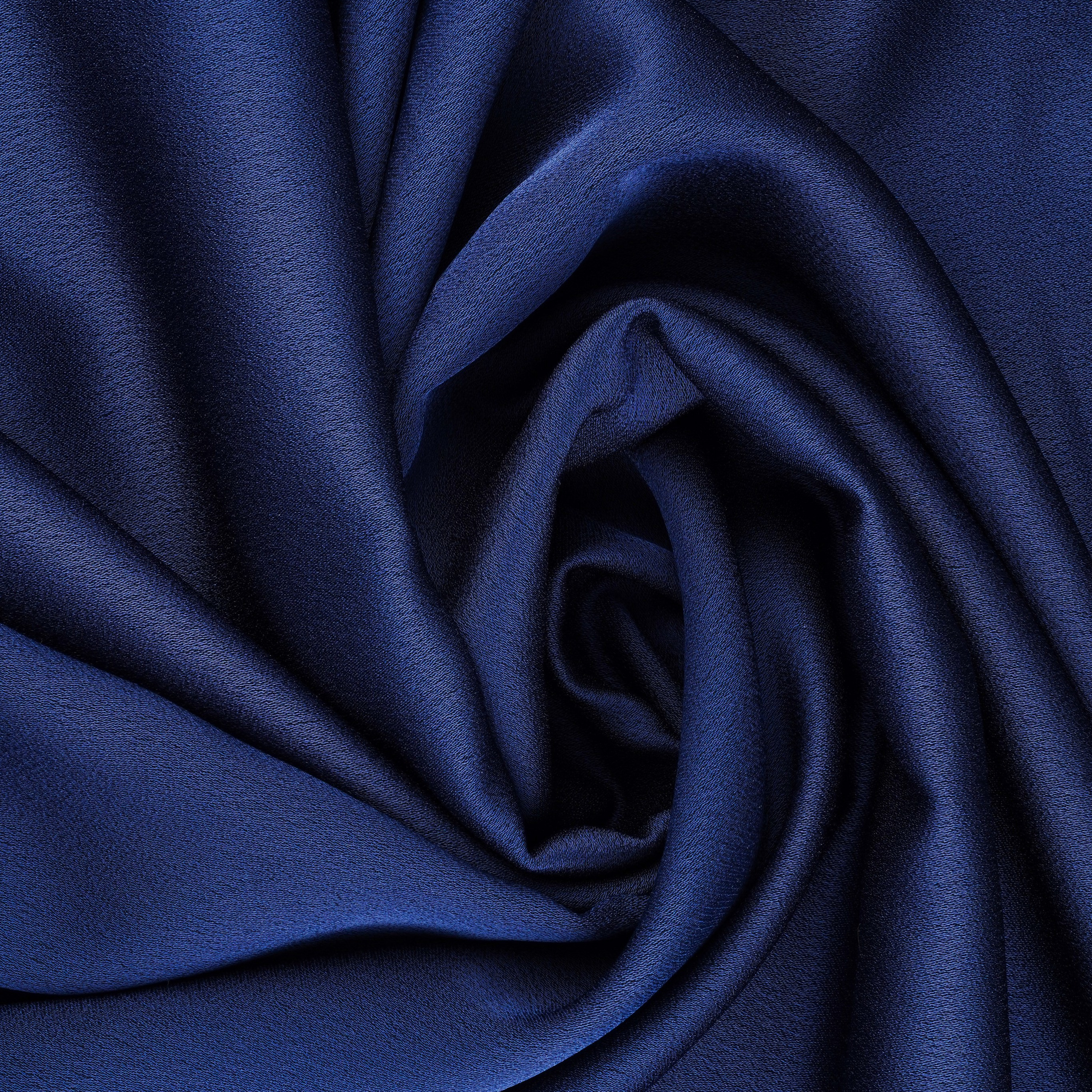 TИ97 - КРЕП MEDIUM ПЛОТНОСТИ - ШИРИНА 1,50 - ТЕМНО СИНИЙ - 1,85 