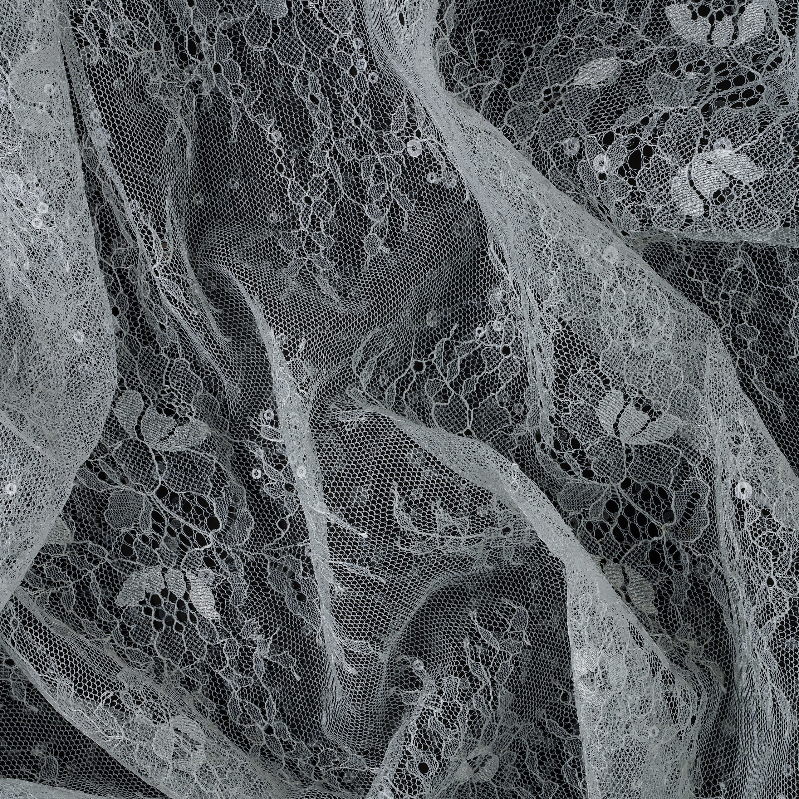 VALENTINO - TPRES346 - КРУЖЕВО ШАНТИЛЬИ -  FRANCE - ШИРИНА 1,50 - БЕЛЫЙ - 5,65