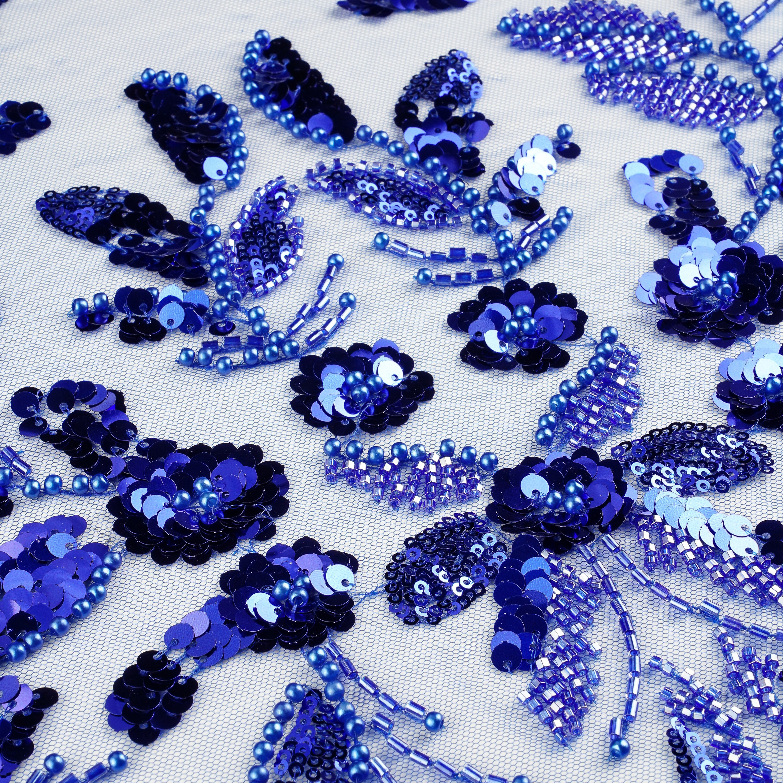 ZUHAIR MURAD - LEBANON - TS384 - ШИРИНА 1,50 - СИНИЙ - 2,,60 + 1